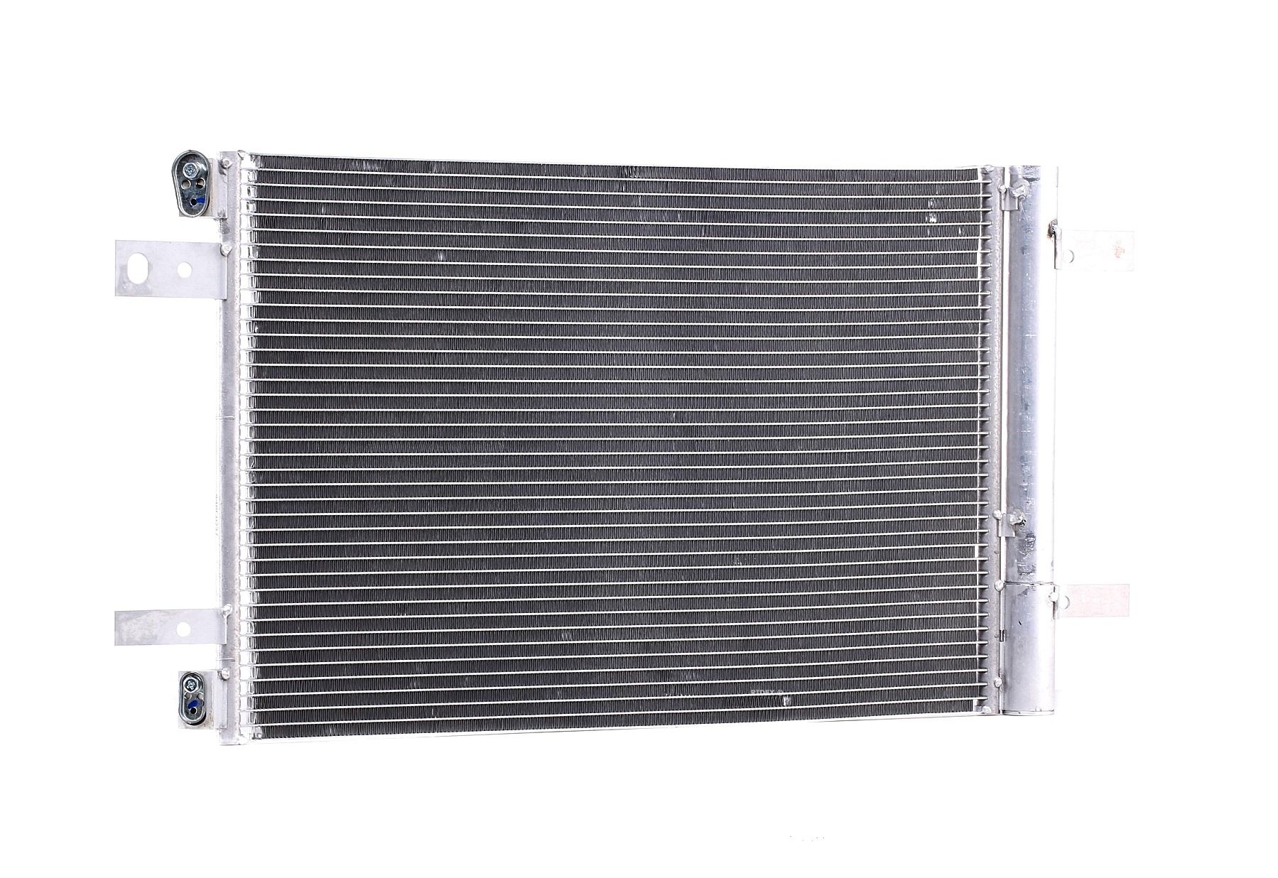 RIDEX 448C0237 Air conditioning condenser with dryer, with seal ring, 14,3mm, 11,1mm, Aluminium, 524mm