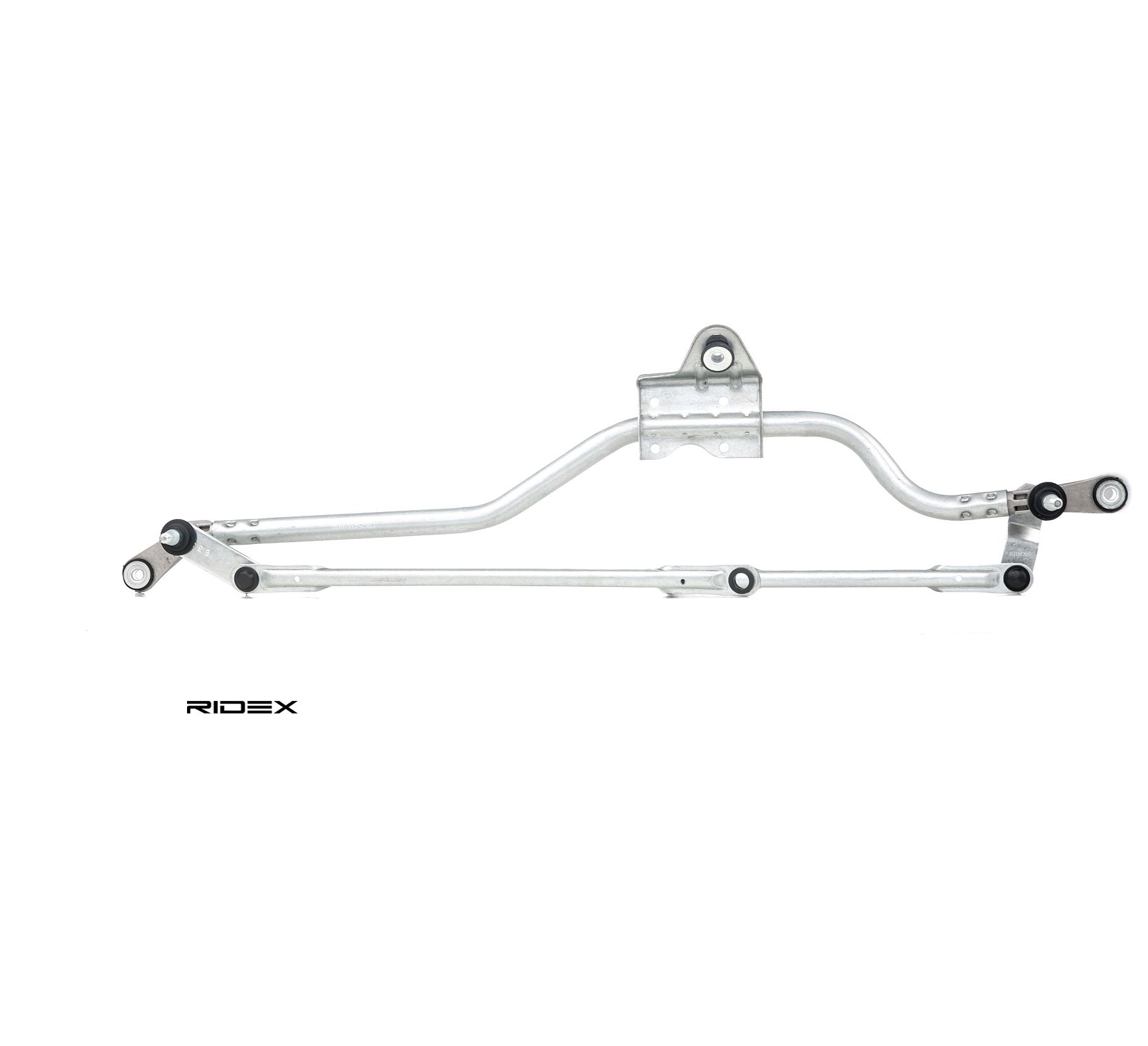 RIDEX 300W0033 Wiper Linkage for left-hand drive vehicles, Front, without electric motor
