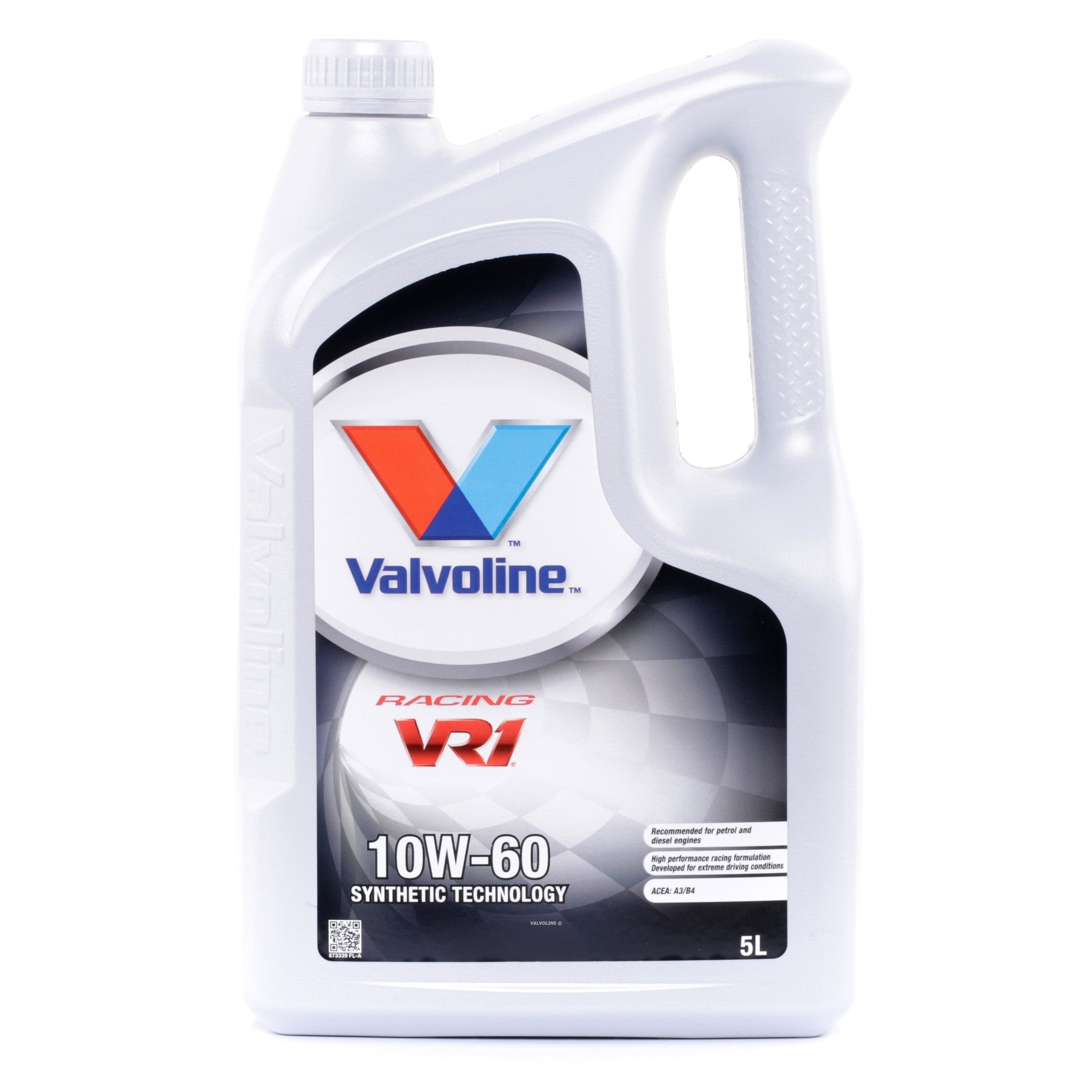 Automobile oil 10W-60 longlife petrol - 873339 Valvoline VR1, Racing
