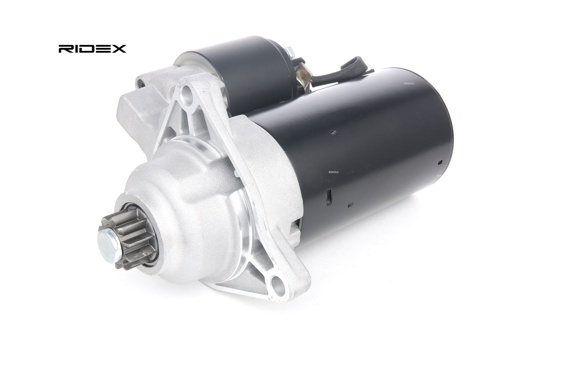 RIDEX 2S0009 Starter motor 12V, 1,8kW, Number of Teeth: 10, 10/11, 50, 30 (M8), links, Ø 76,2 mm