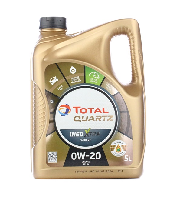 originálne TOTAL Motorový olej 3425901048079 0W-20, 5l, Syntetický olej