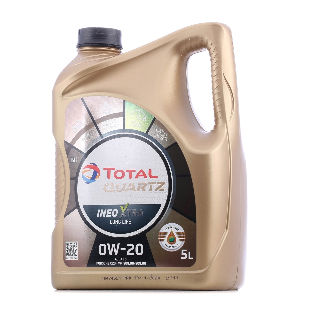 Buy Auto oil TOTAL diesel 3210205 Quartz, Ineo Xtra Long Life 0W-20, 5l