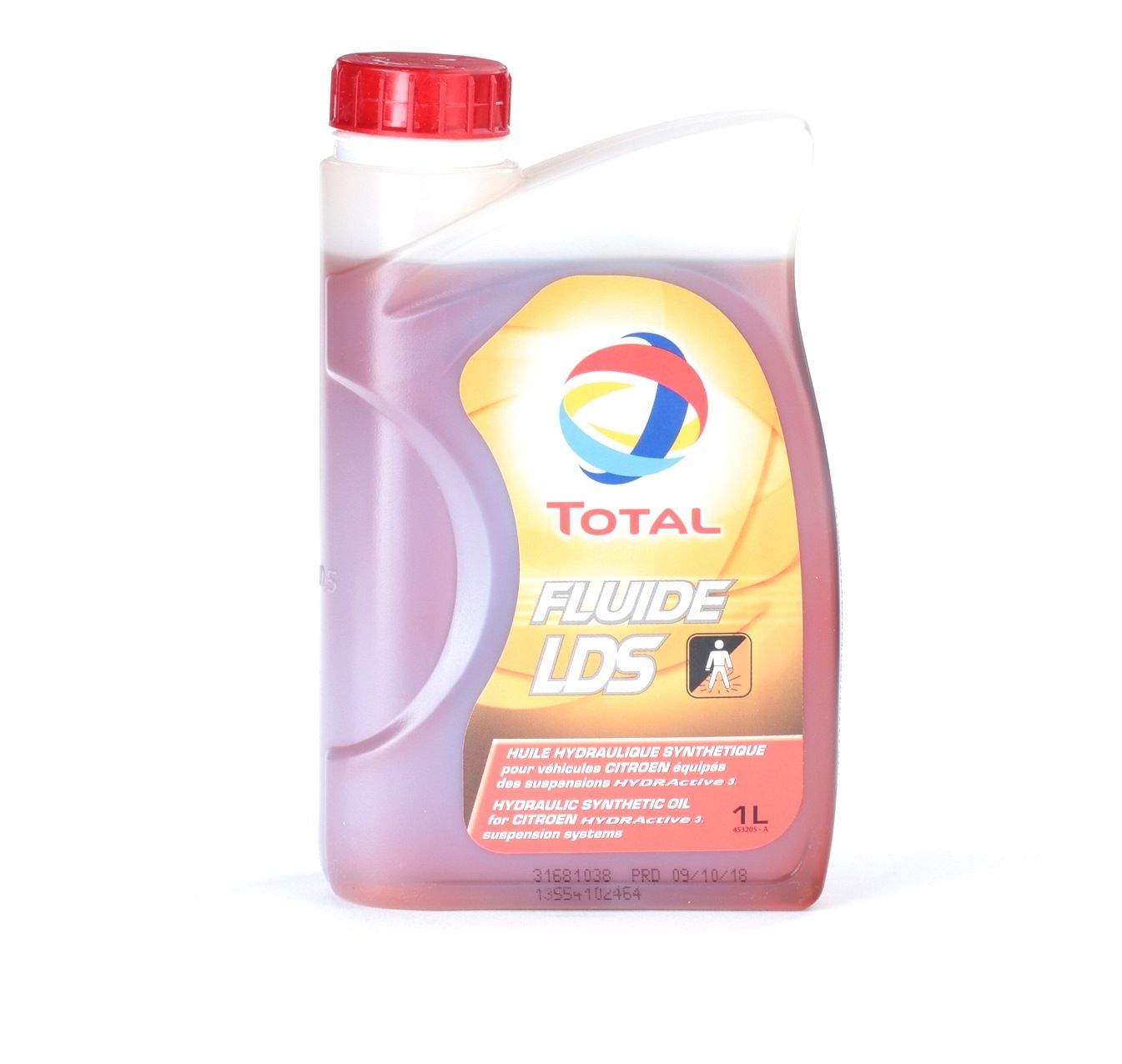 TOTAL 2166224 Hydrauliköl Inhalt: 1l, orange