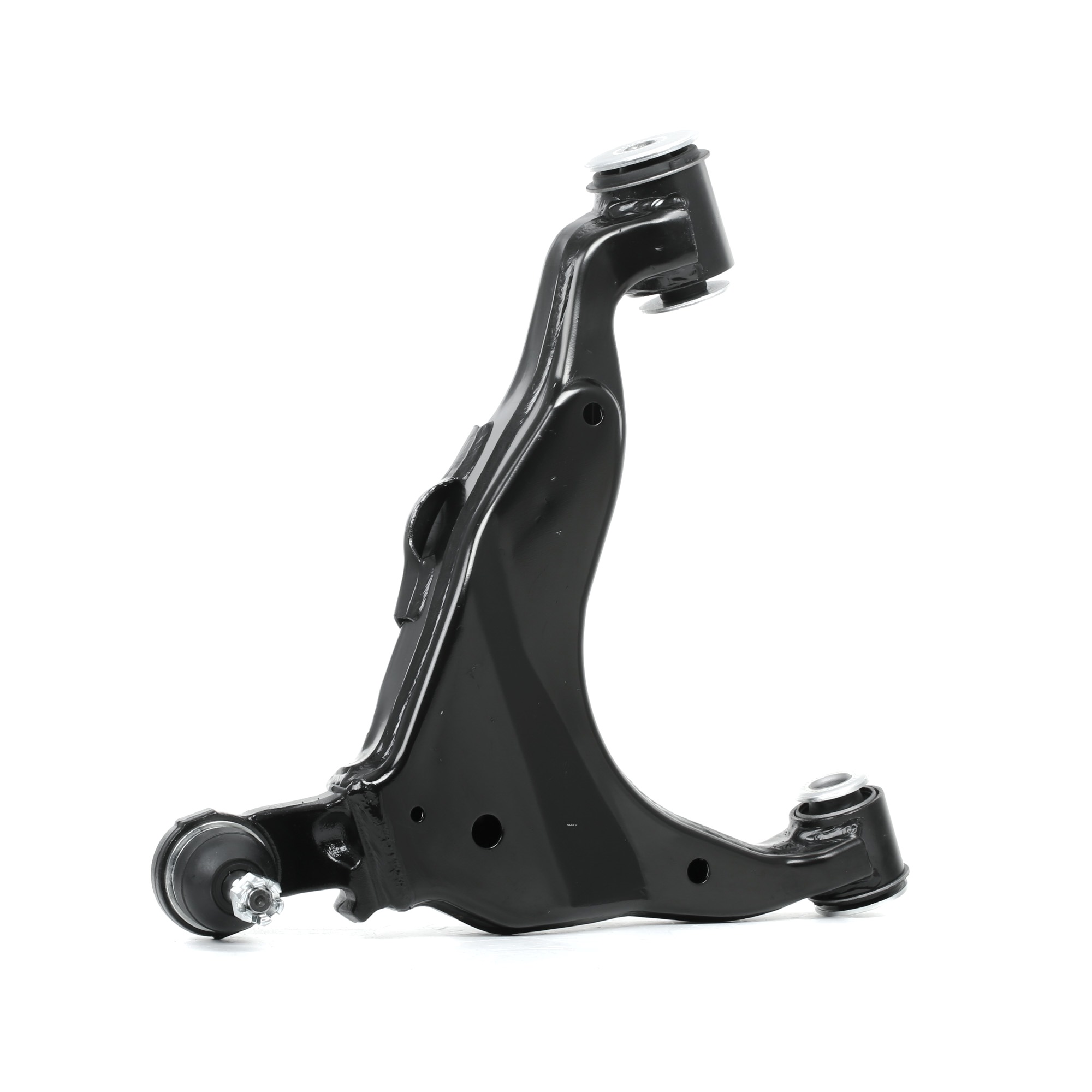 RIDEX 273C0228 Suspension arm with bearing(s), Front Axle Left, Lower, Control Arm, Sheet Steel, Cone Size: 17,5 mm