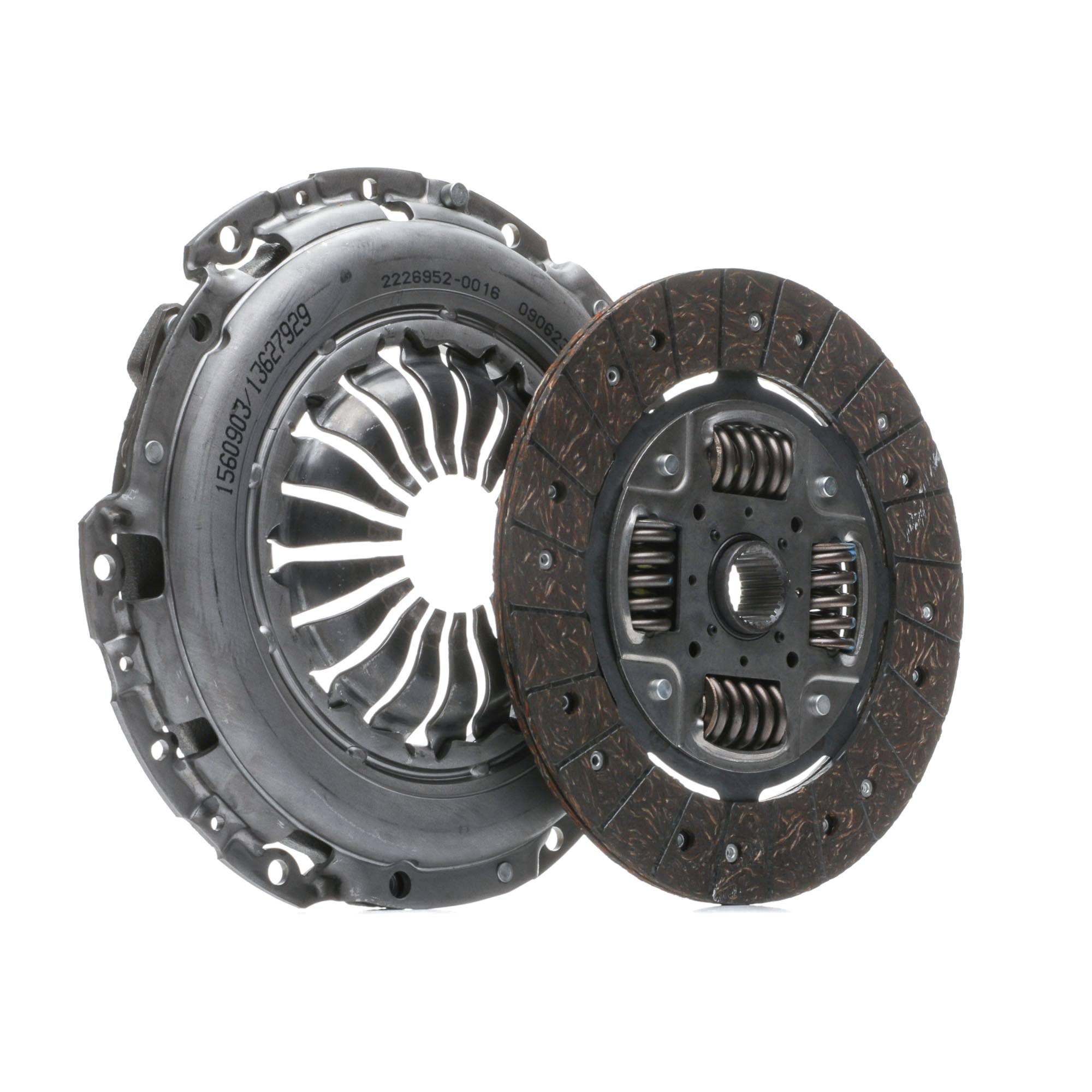 RIDEX 479C0071 Clutch kit for engines with dual-mass flywheel, with clutch pressure plate, without central slave cylinder, with clutch disc, 241mm