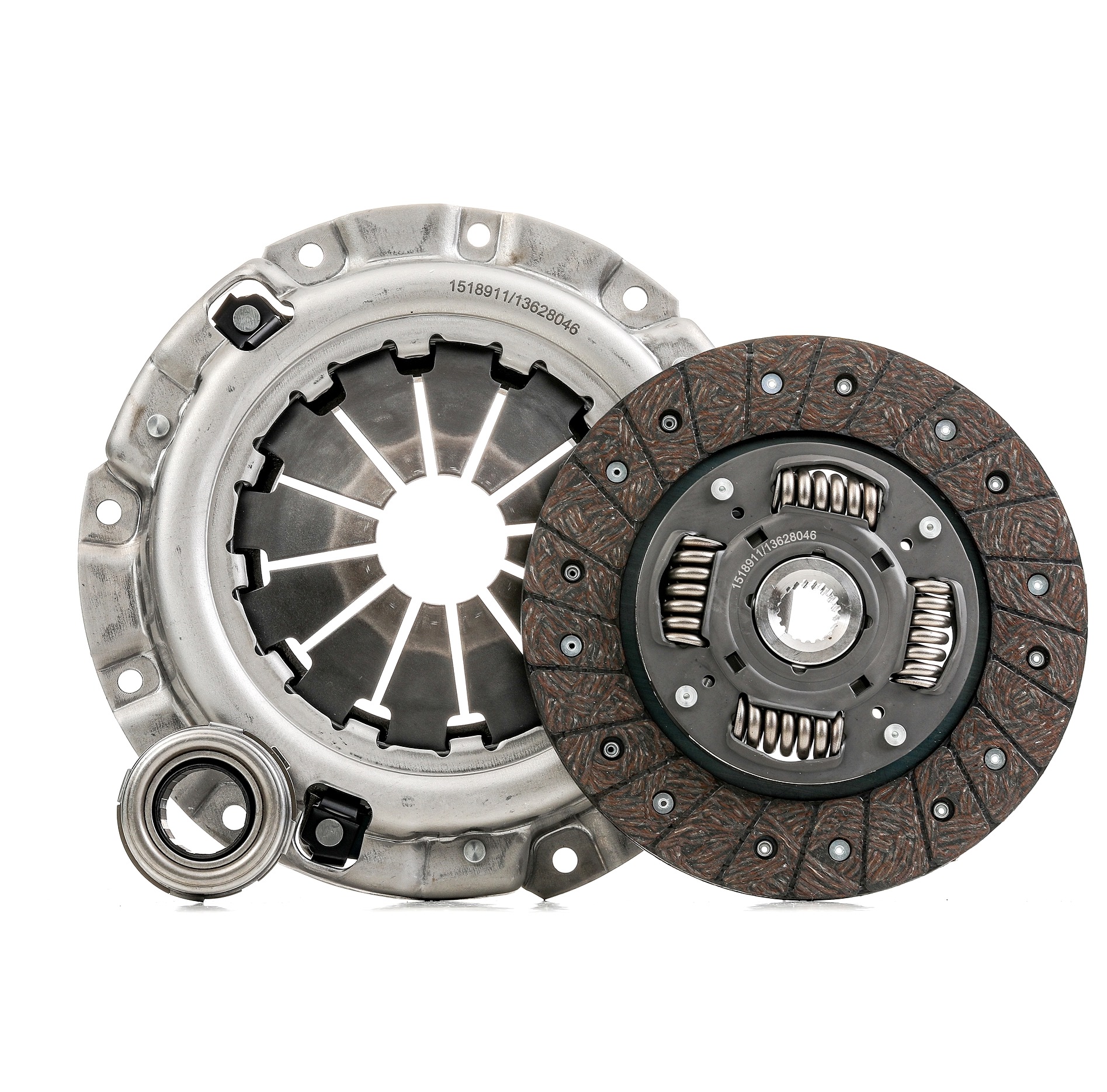 RIDEX 479C0139 Clutch kit three-piece, with clutch release bearing, with clutch disc, 200mm