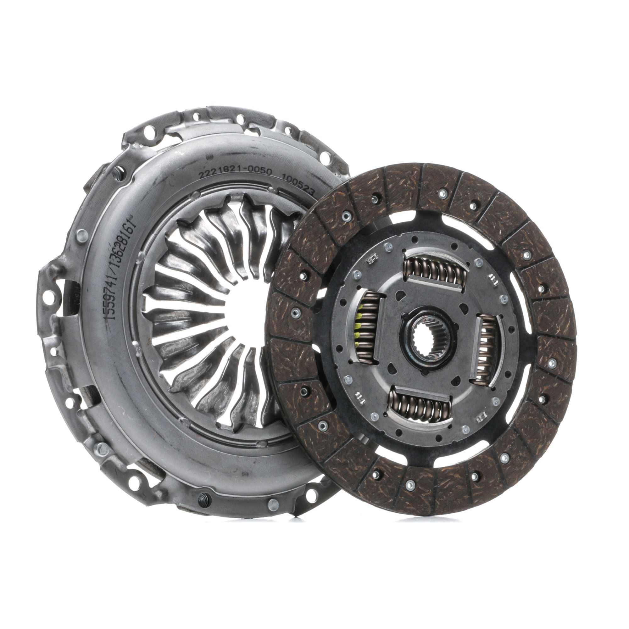 RIDEX 479C0150 Clutch kit with clutch pressure plate, with clutch disc, without clutch release bearing, 240mm