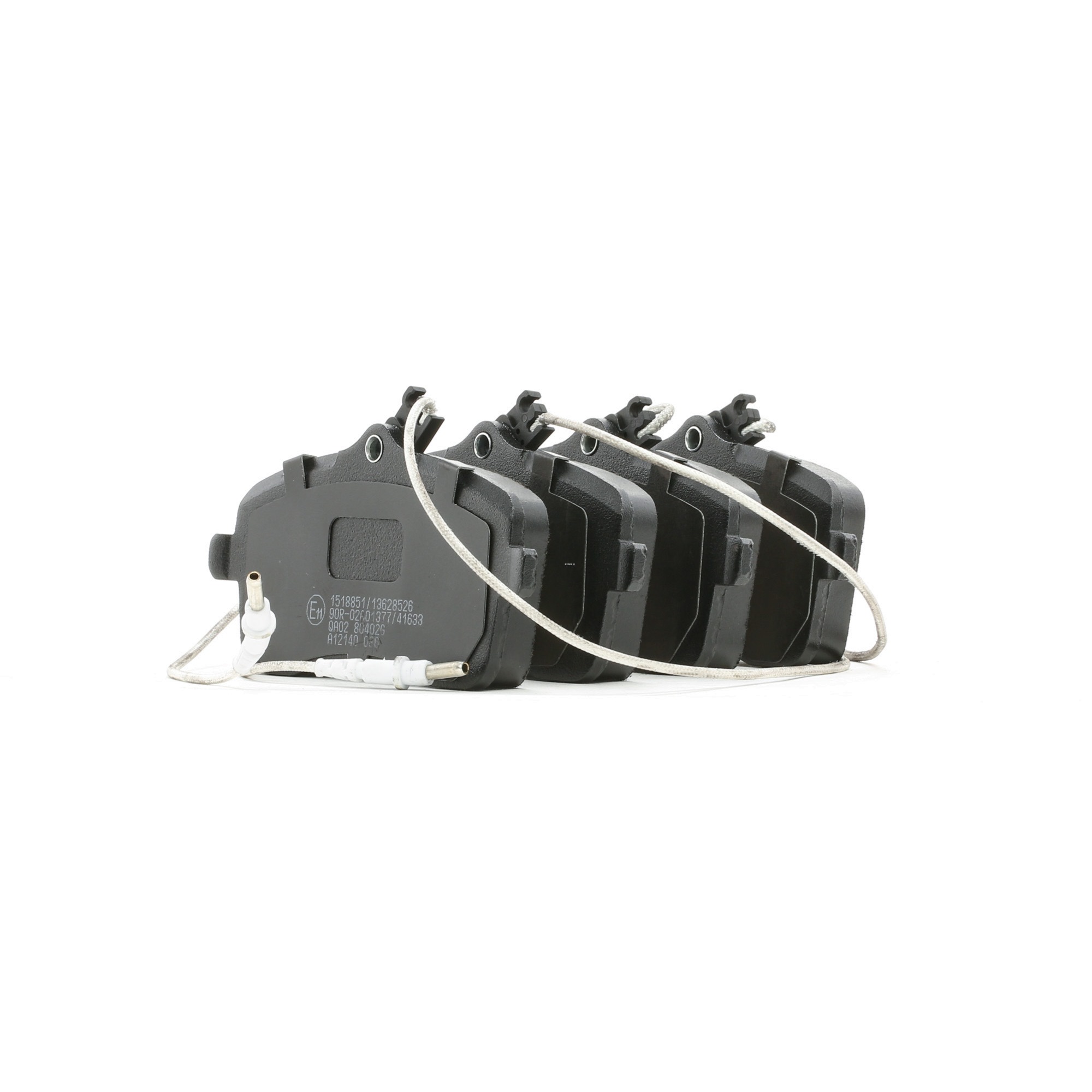 RIDEX 402B1065 Kit pastiglie freni Assale anteriore, con sensore usura integrato