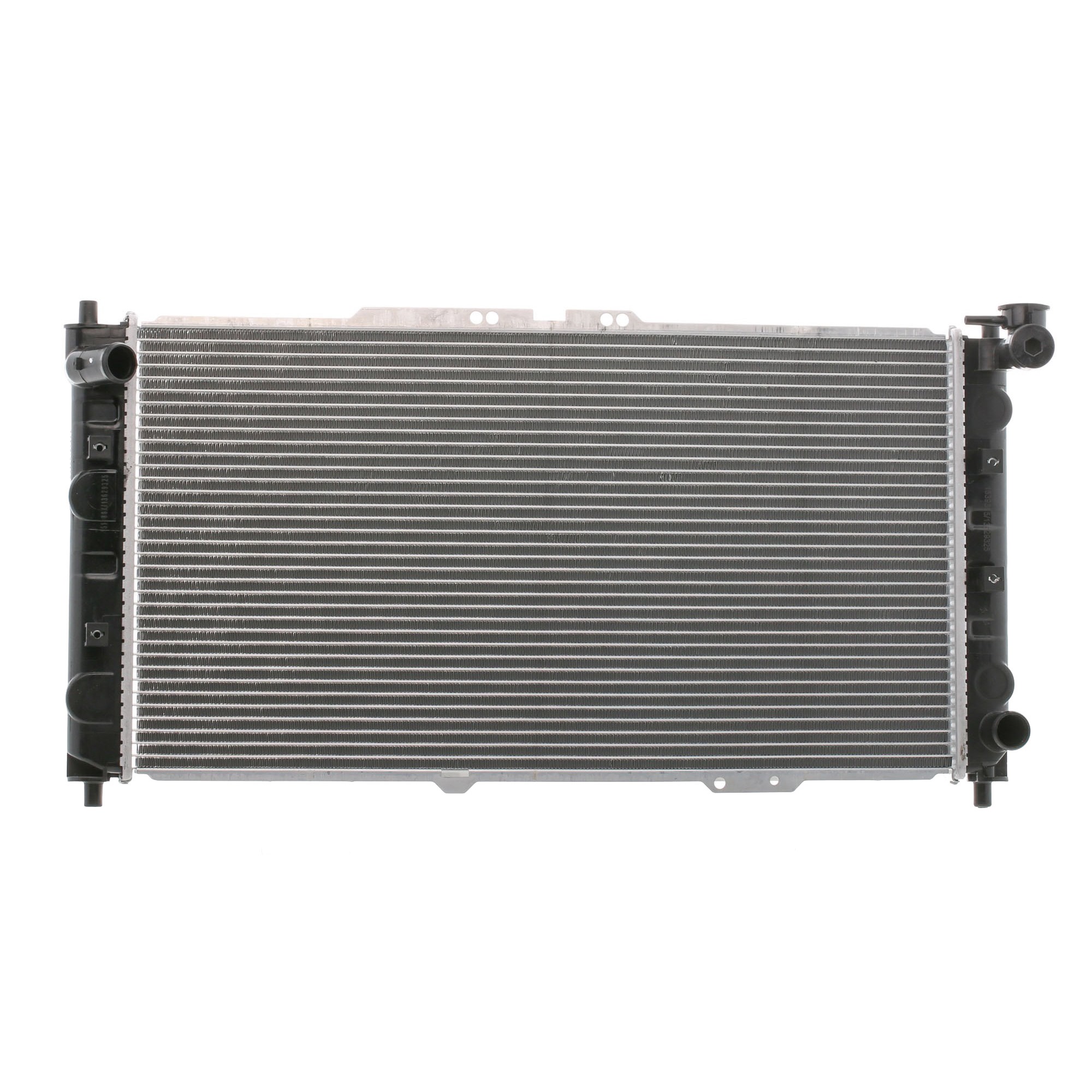RIDEX 470R0062 Engine radiator Aluminium, Plastic, for vehicles with/without air conditioning, 670 x 349 x 22 mm, Manual Transmission