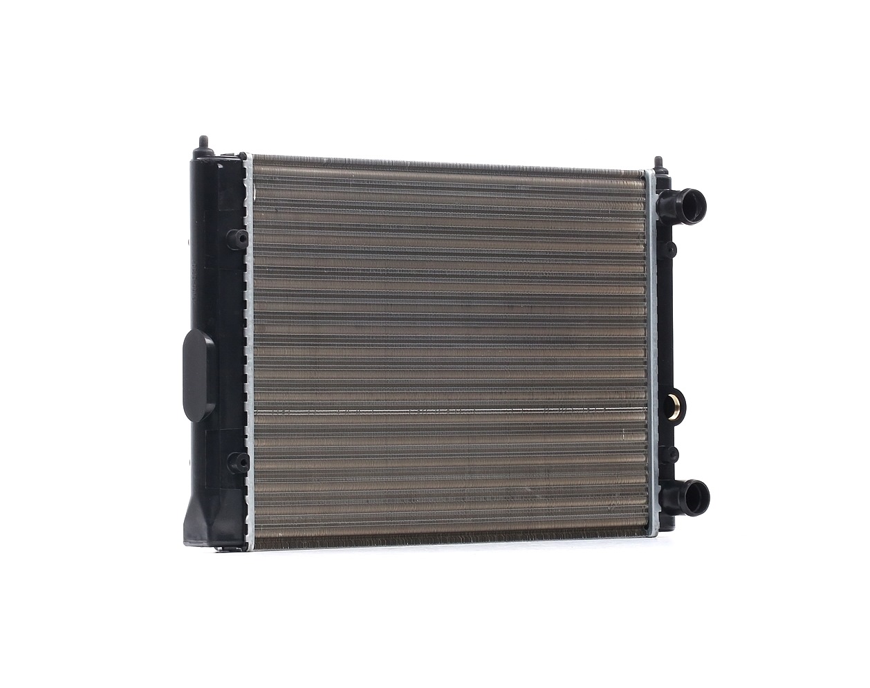 RIDEX 470R0396 Engine radiator Aluminium, for vehicles without air conditioning, Manual Transmission