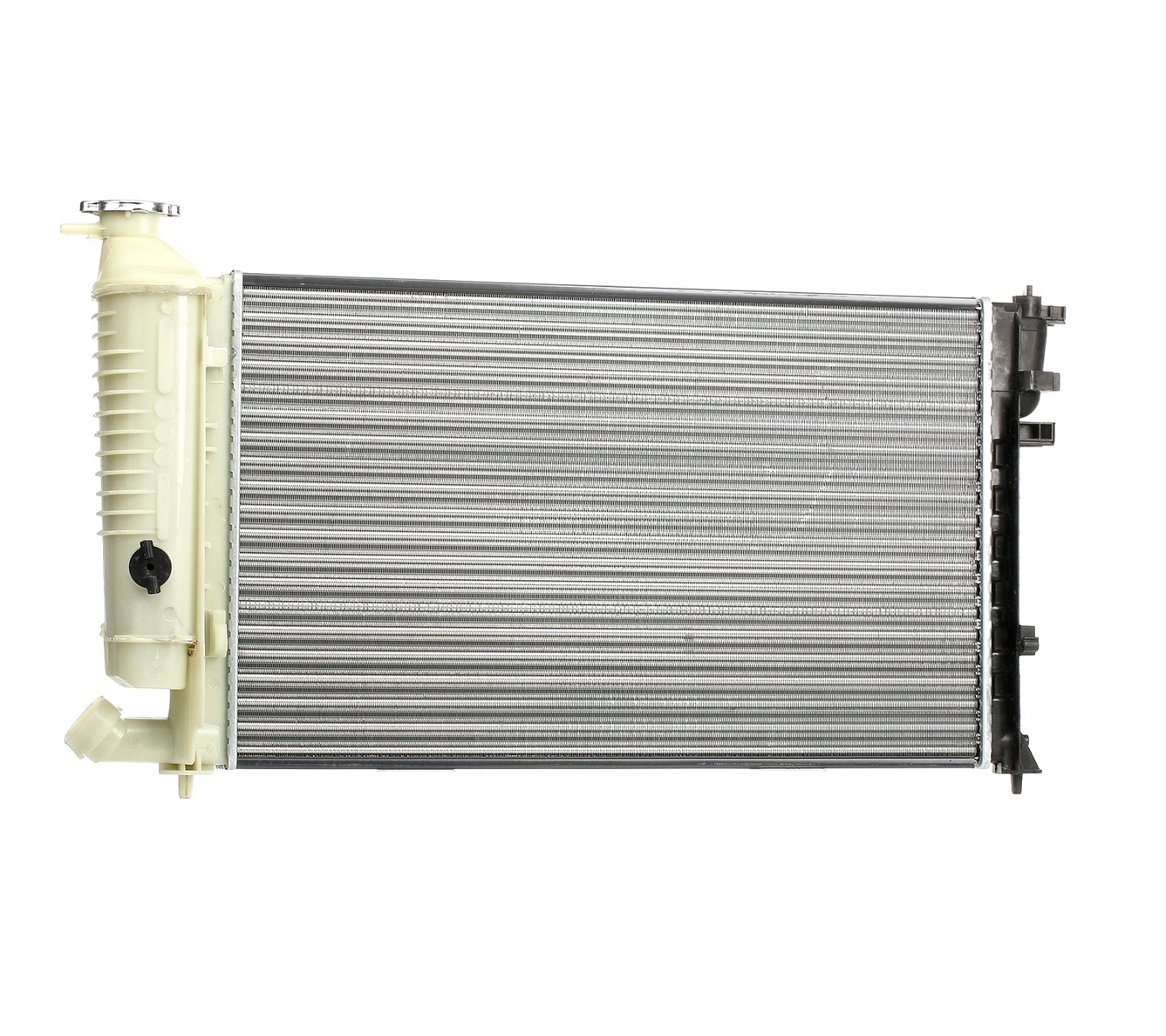 RIDEX 470R0407 Engine radiator Aluminium, 378 x 610 x 23 mm, Mechanically jointed cooling fins