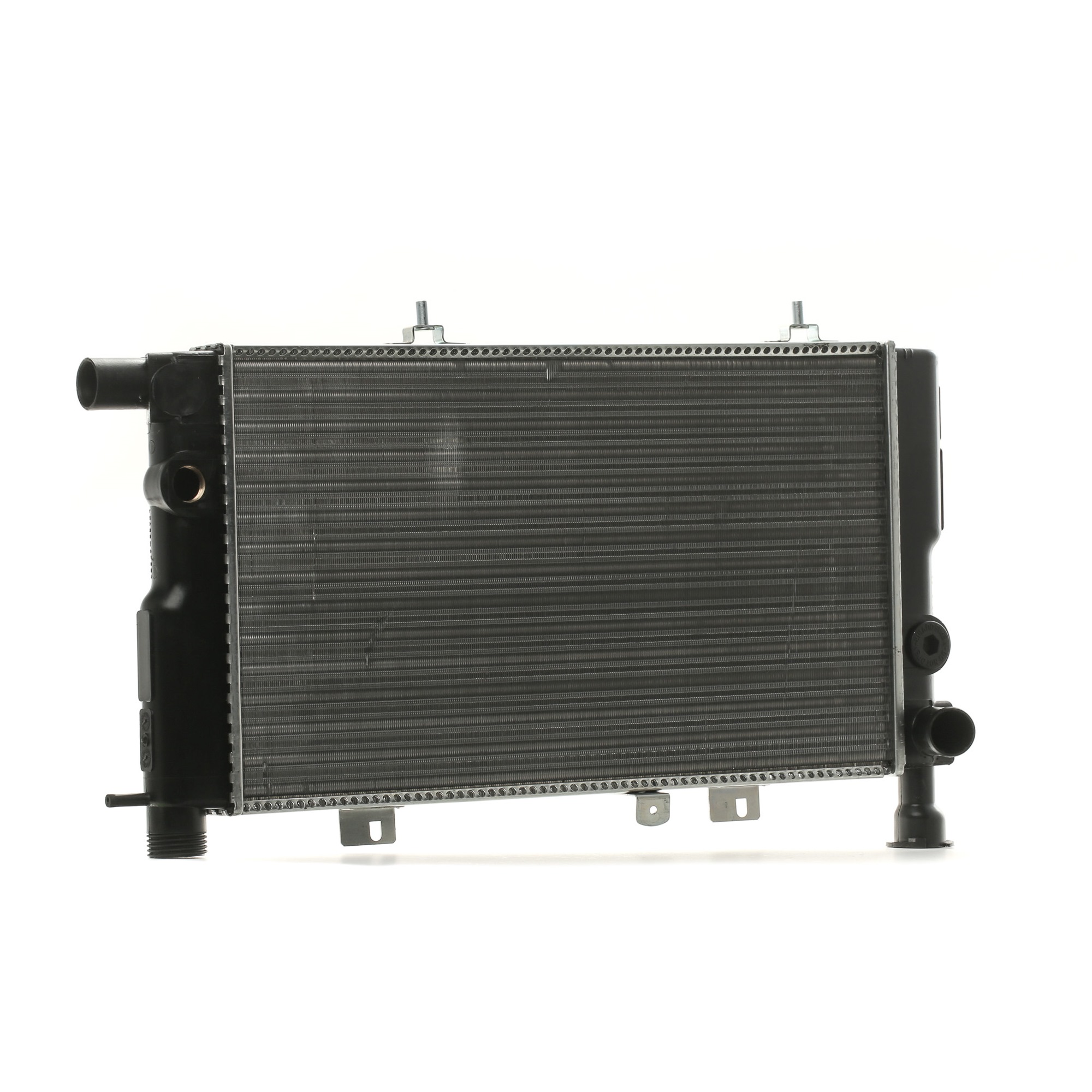 RIDEX 470R0259 Engine radiator Aluminium, Plastic, for vehicles without air conditioning, Manual Transmission