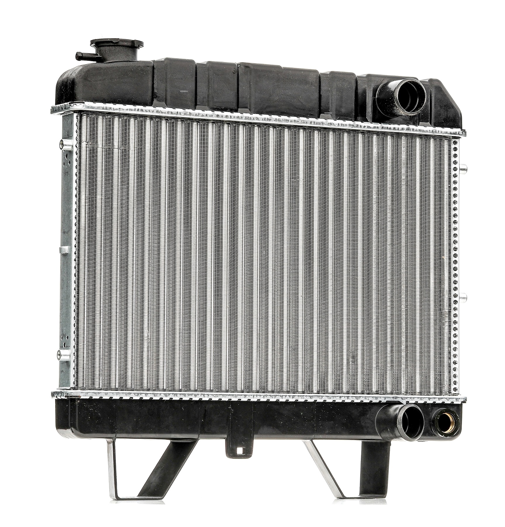 RIDEX 470R0340 Engine radiator Aluminium, Plastic, 458 x 290 x 32 mm, Brazed cooling fins