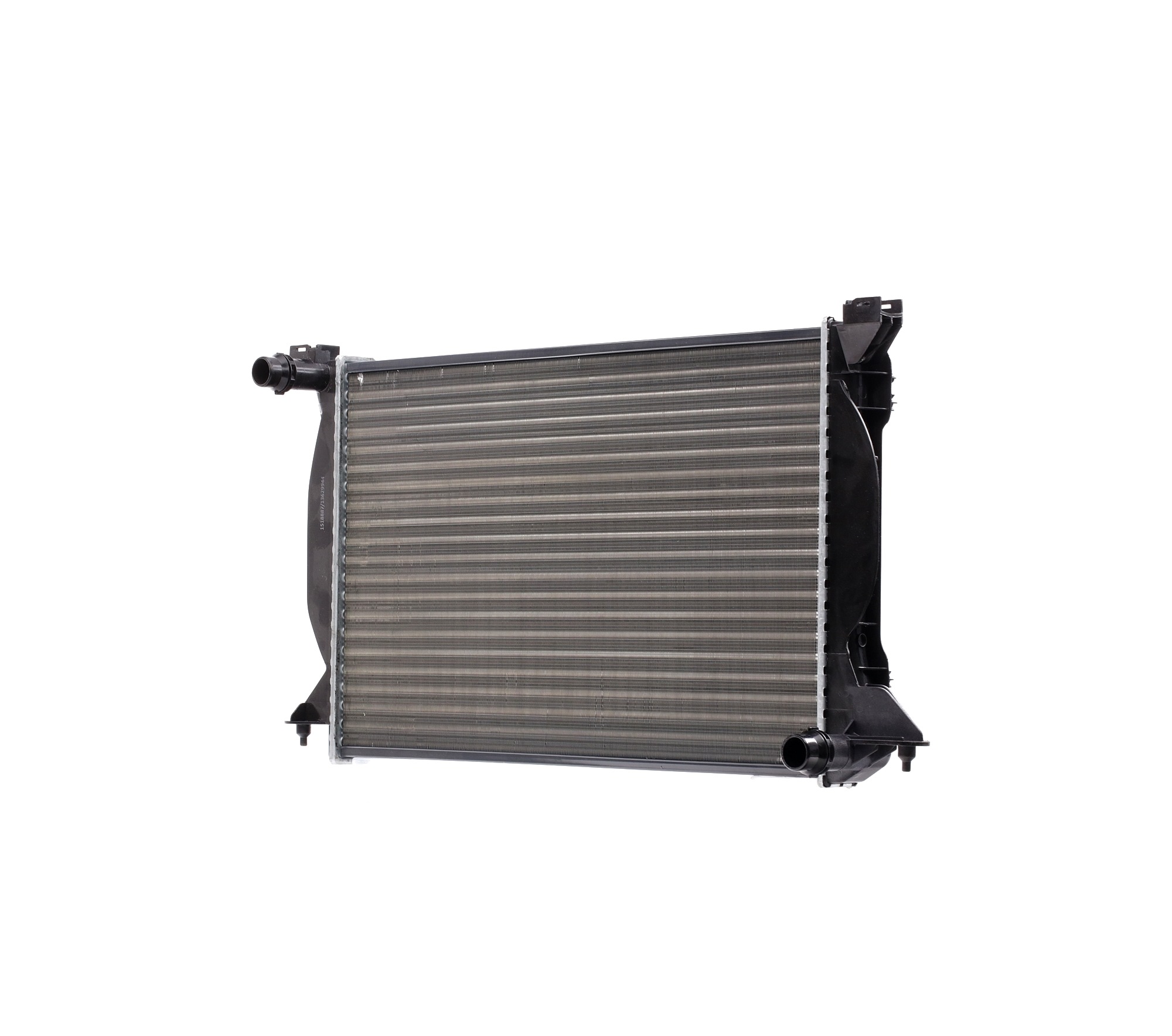 RIDEX 470R0346 Engine radiator Aluminium, Plastic, for vehicles with/without air conditioning, Manual Transmission