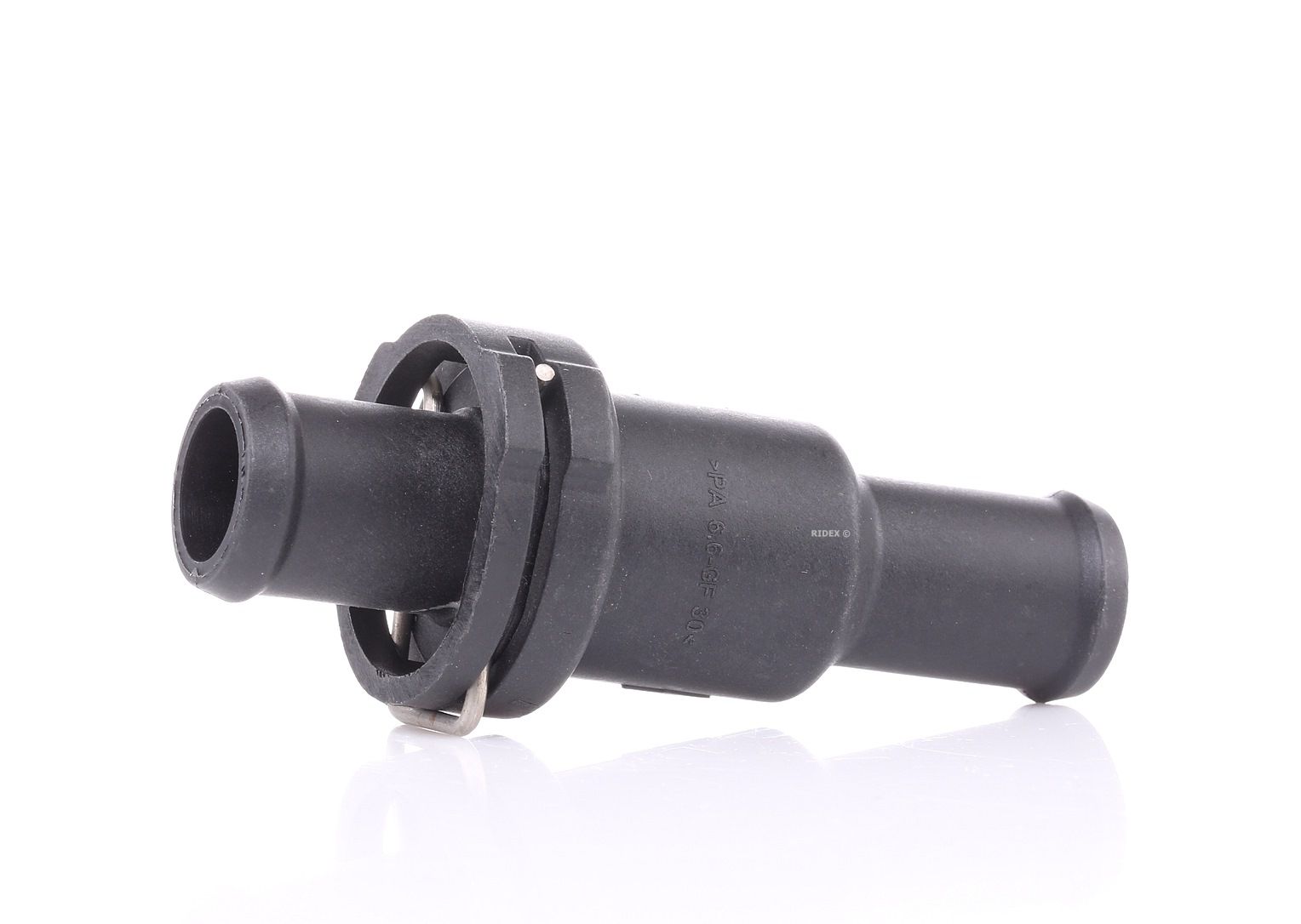 316T0092 RIDEX Coolant thermostat AUDI Opening Temperature: 80°C, Synthetic Material Housing