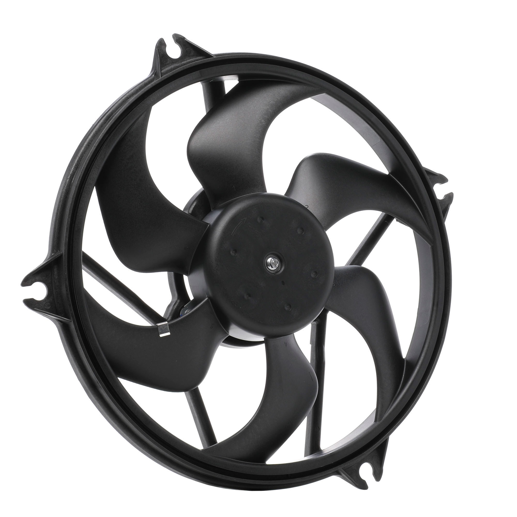 RIDEX 508R0099 Fan, radiator Ø: 385 mm, 12V, 460W, with carrier frame