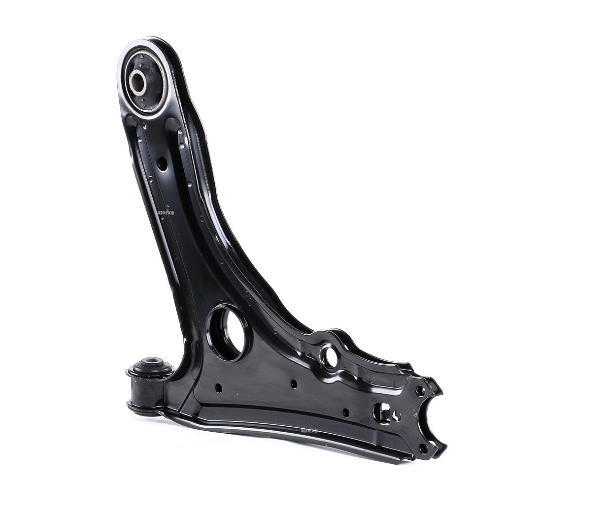 RIDEX 273C0704 Suspension arm without ball joint, with rubber mount, Lower, Front Axle Right, Front Axle Left, Control Arm, Sheet Steel