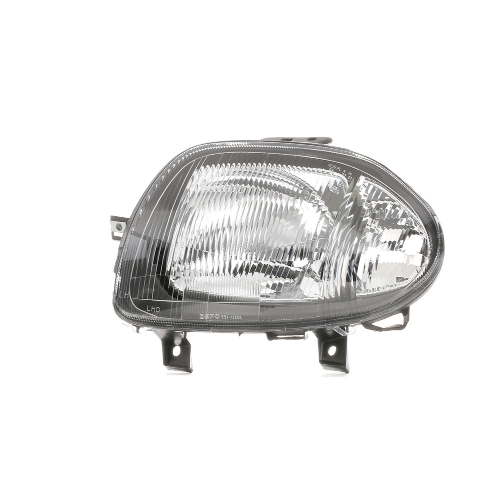 RIDEX izquierda, H4, W5W, PY21W, H4, 12V, transparente Equipamiento de vehículo: para vehículos con regulación alcance luces (eléctrica) Faros 259H0079 comprar online