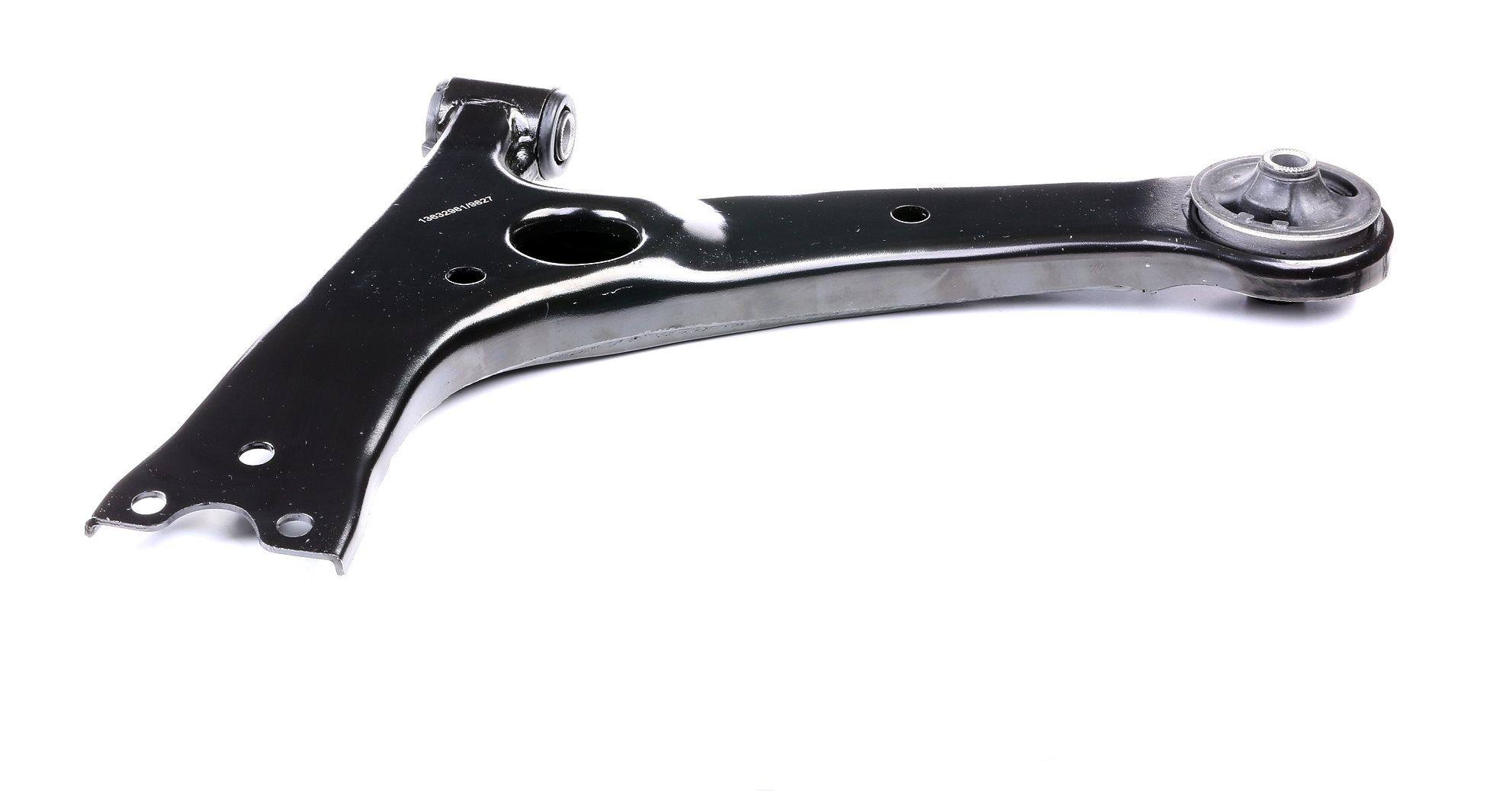 RIDEX 273C0712 Suspension arm without ball joint, with rubber mount, Front Axle Left, Control Arm, Sheet Steel