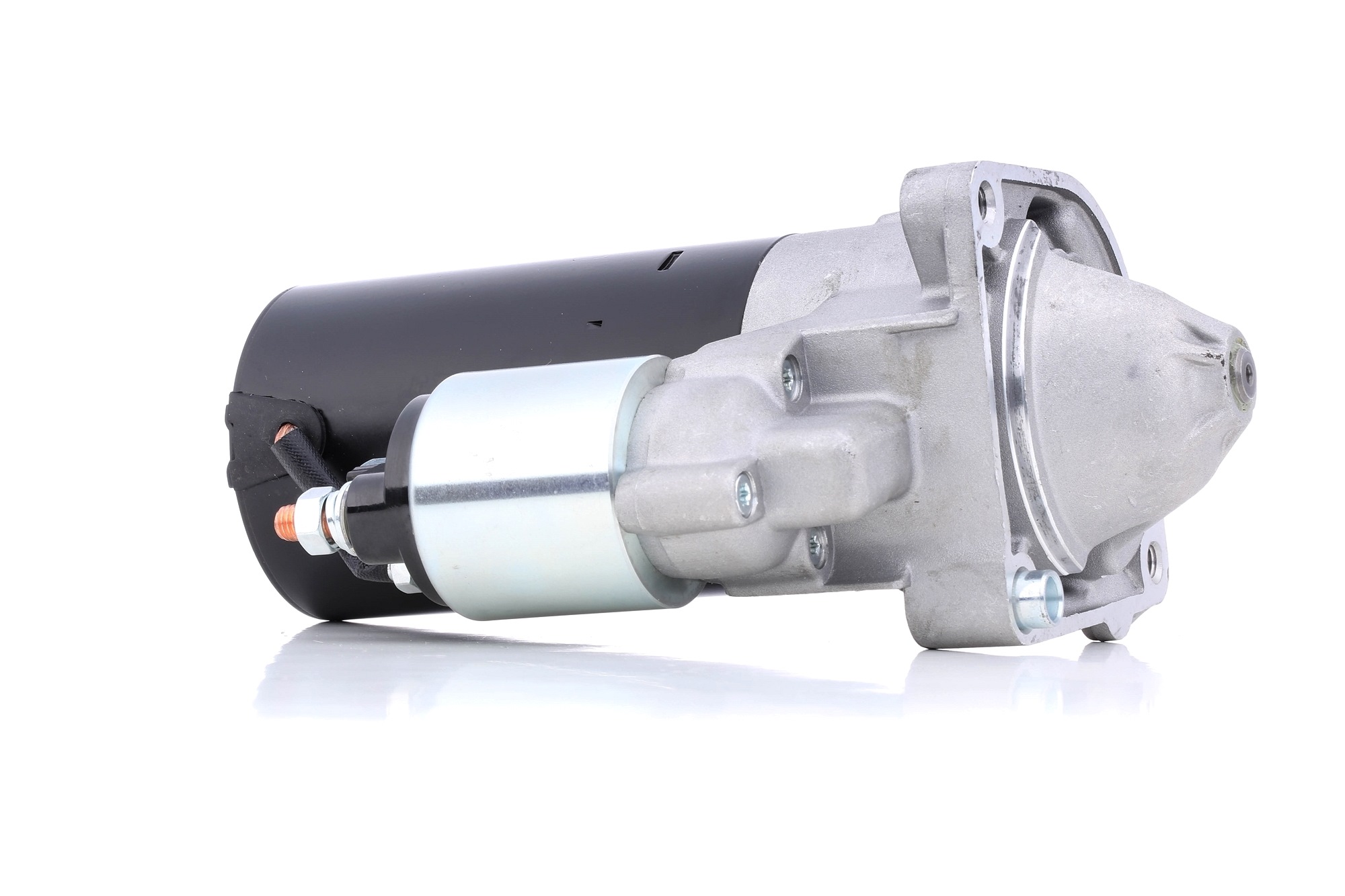 RIDEX 2S0107 Starter motor 12V, 2,5kW, Number of Teeth: 9, B+(M8)/50(M6), with 50(Jet) clamp, L 37