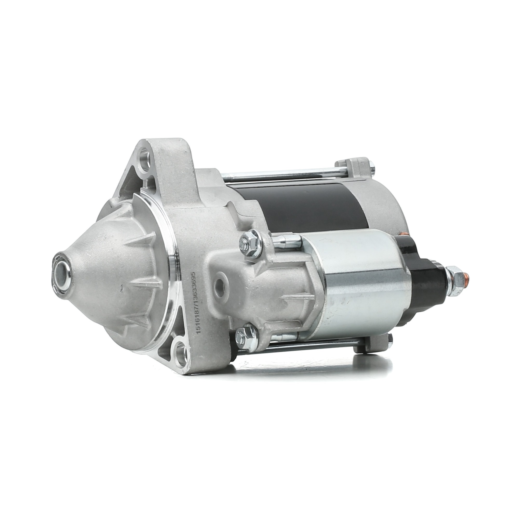 RIDEX 2S0253 Starter motor 12V, 1, 1,1kW, Number of Teeth: 8, with 50(Jet) clamp, 30 (M8), M8 B+, Ø 75 mm