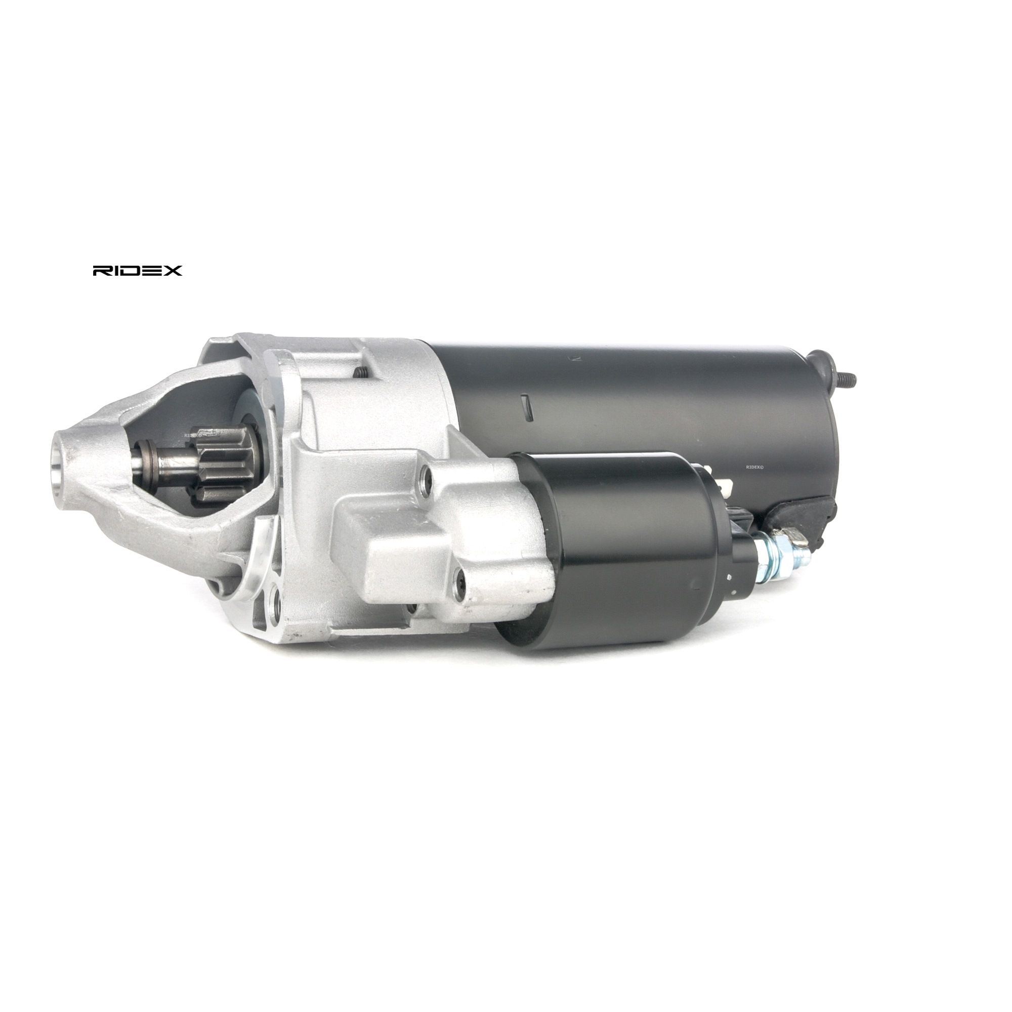 RIDEX 2S0259 Starter motor 12V, 2kW, Number of Teeth: 9, B+(M8), 50(Jet), Ø 82,5 mm