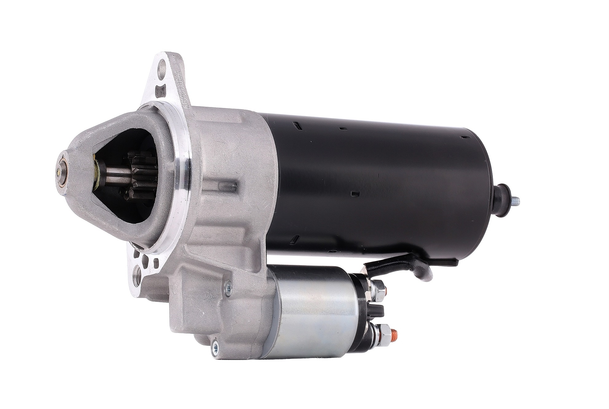 RIDEX 2S0260 Starter motor 12V, 1,7kW, 1,7kW, Number of Teeth: 9, B+(M8), with 50(Jet) clamp, Ø 82 mm