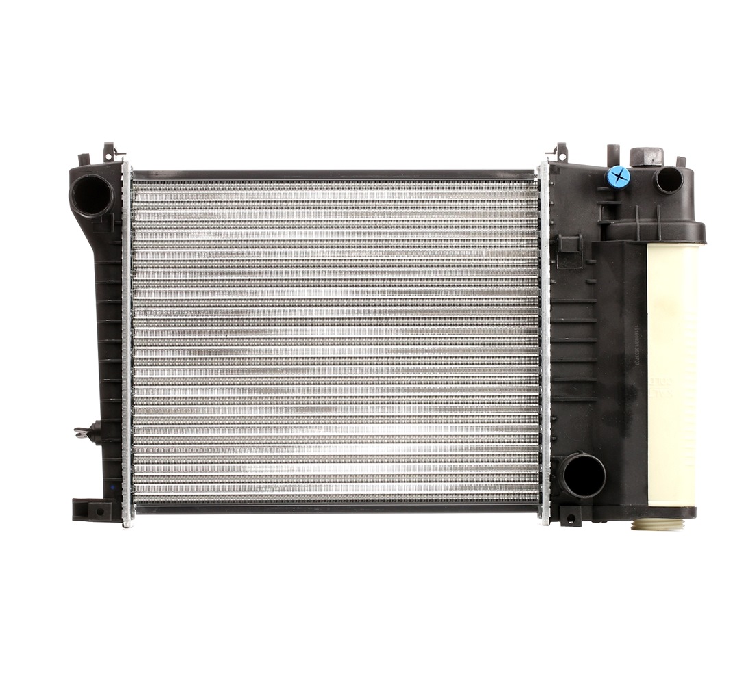 RIDEX 470R0494 Engine radiator Aluminium, 380 x 322 x 34 mm, without frame, Brazed cooling fins