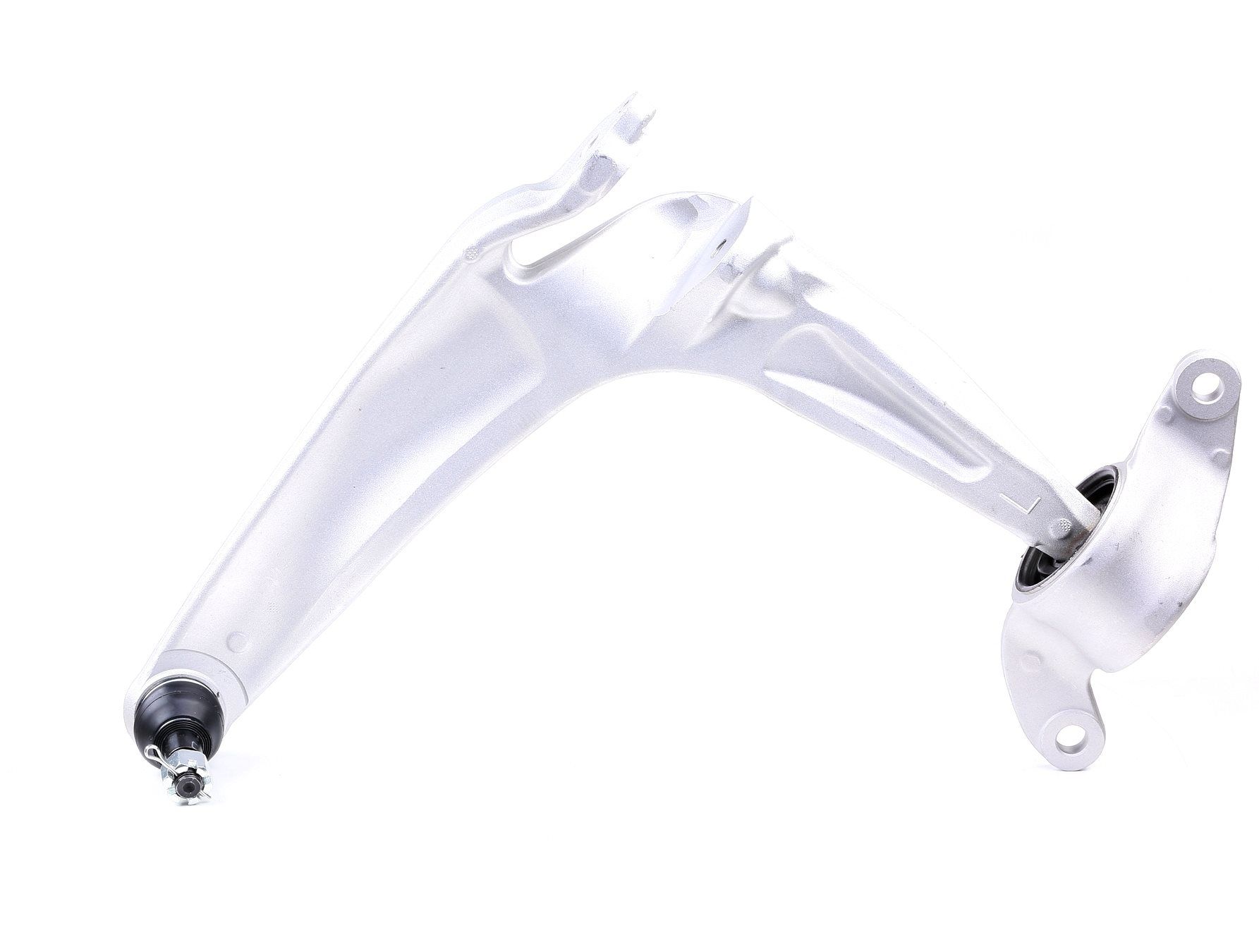 RIDEX 273C0788 Suspension arm with ball joint, with rubber mount, Lower, Front Axle Left, Control Arm, Aluminium, Cone Size: 17,5 mm