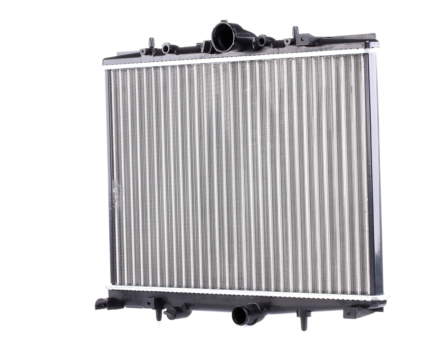 RIDEX 470R0657 Engine radiator Aluminium, 380 x 549 x 26 mm, without frame, Mechanically jointed cooling fins