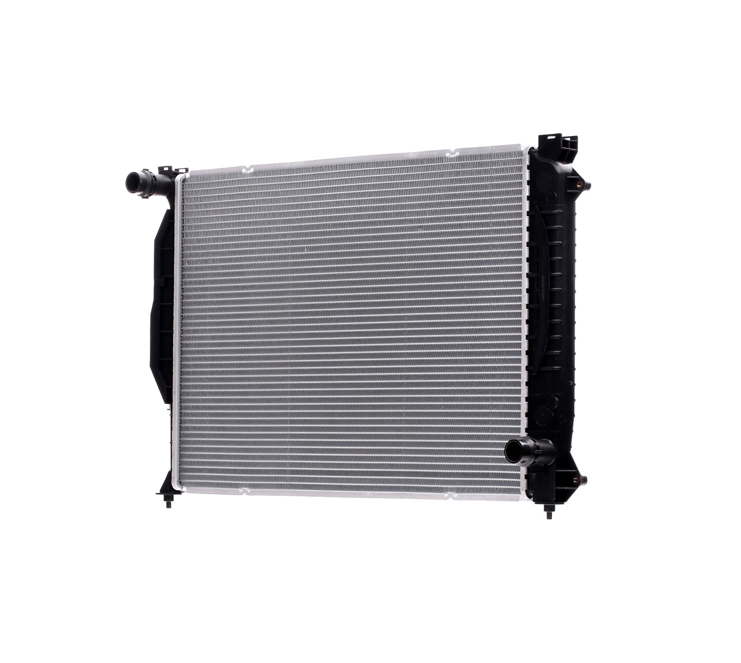 RIDEX 470R0703 Engine radiator Aluminium, Plastic, for vehicles with/without air conditioning, Manual Transmission, Mechanically jointed cooling fins