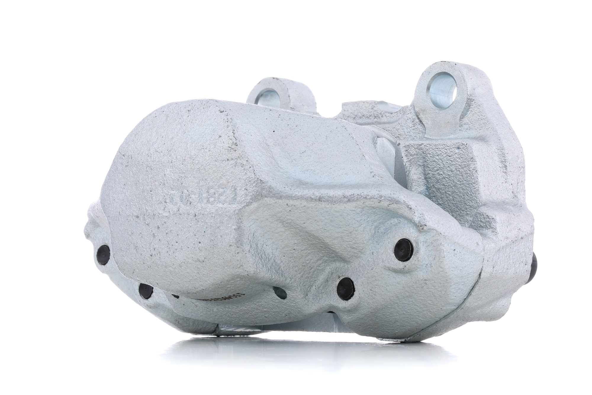 RIDEX 78B0698 Brake caliper Front Axle Left, with holding frame