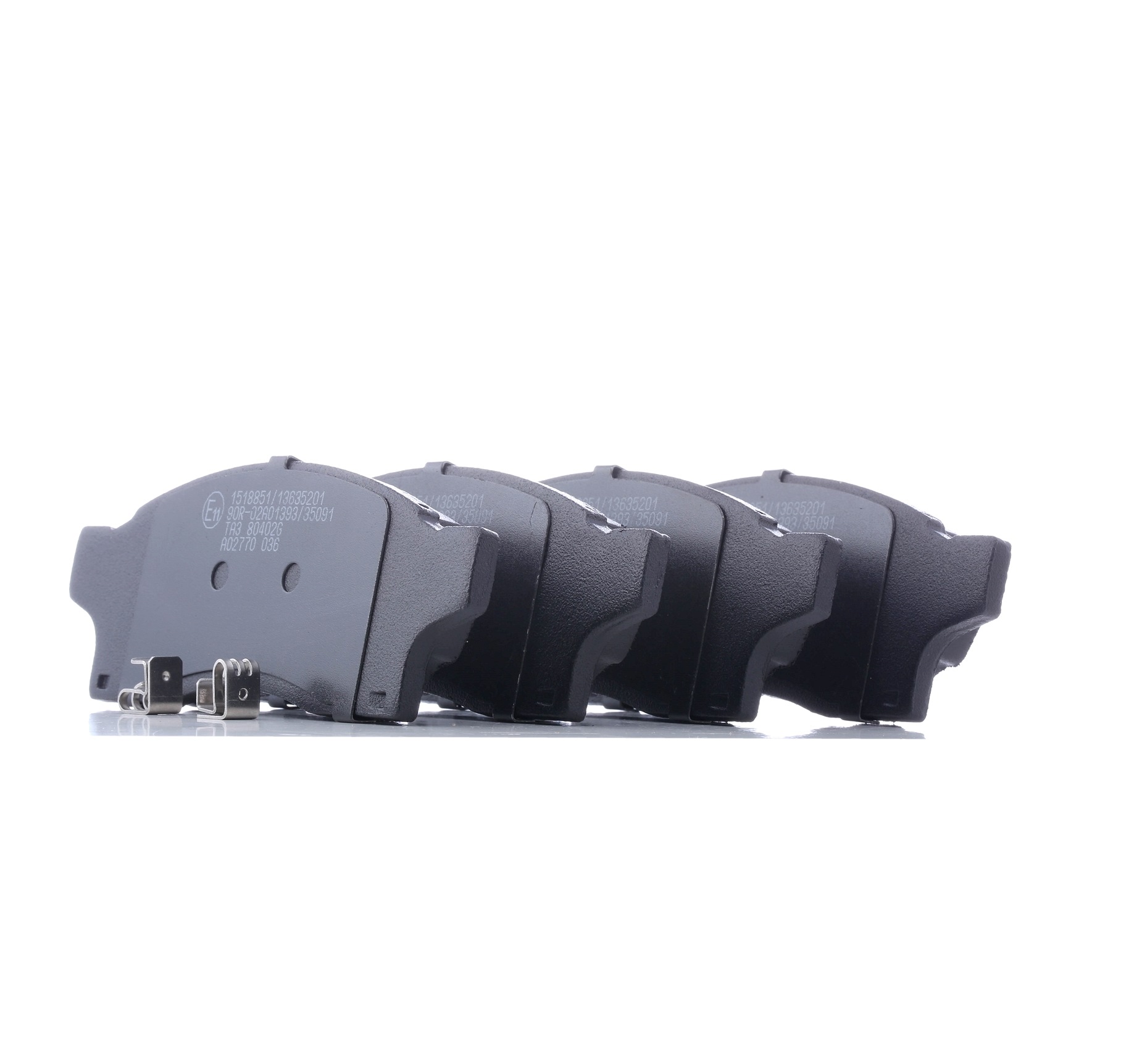 402B1070 Fékbetét készlet, tárcsafék RIDEX 04465-17150 VW
