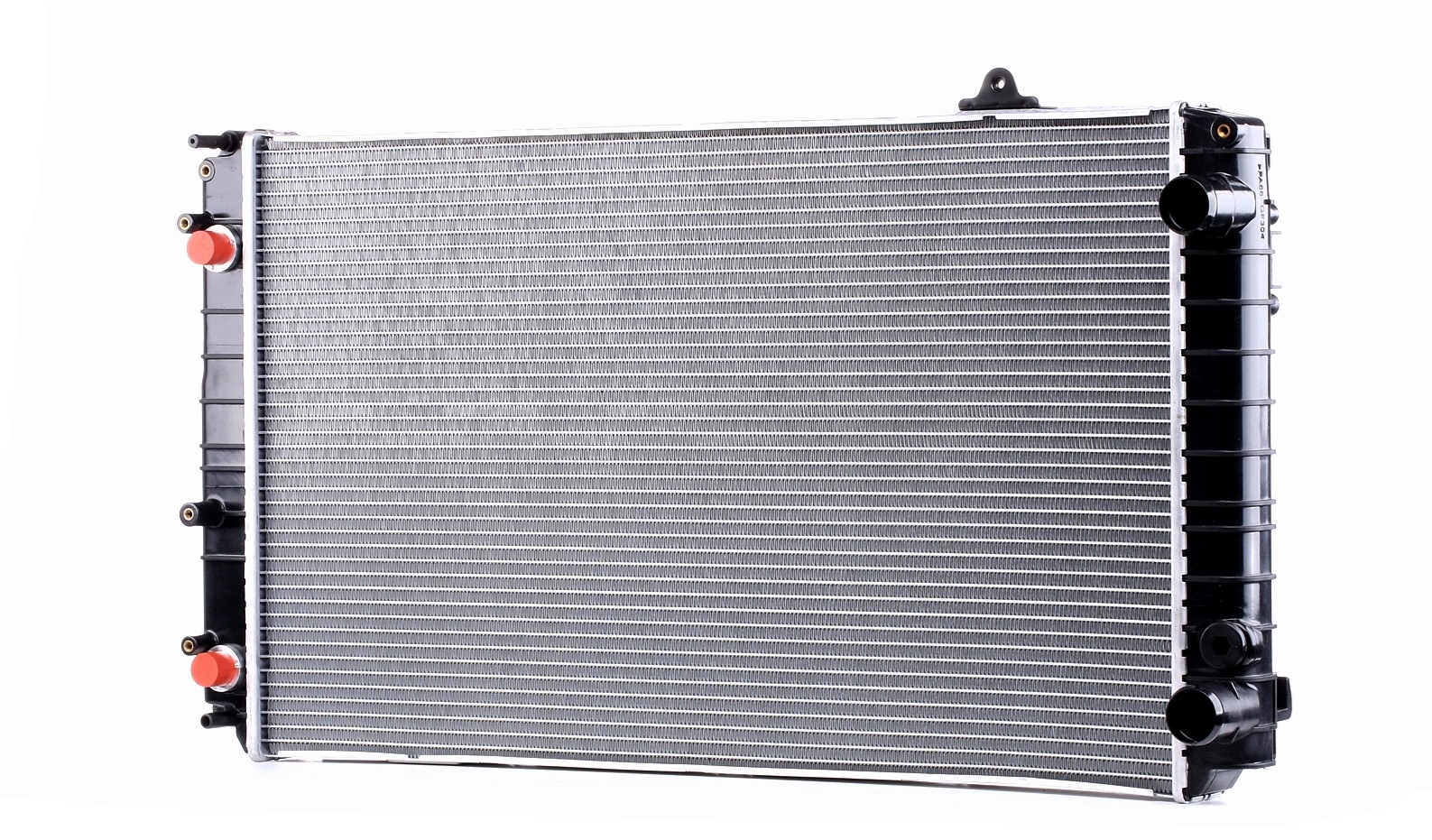 RIDEX 470R0792 Engine radiator Aluminium, 720 x 438 x 43 mm, with oil cooler, without frame, Brazed cooling fins