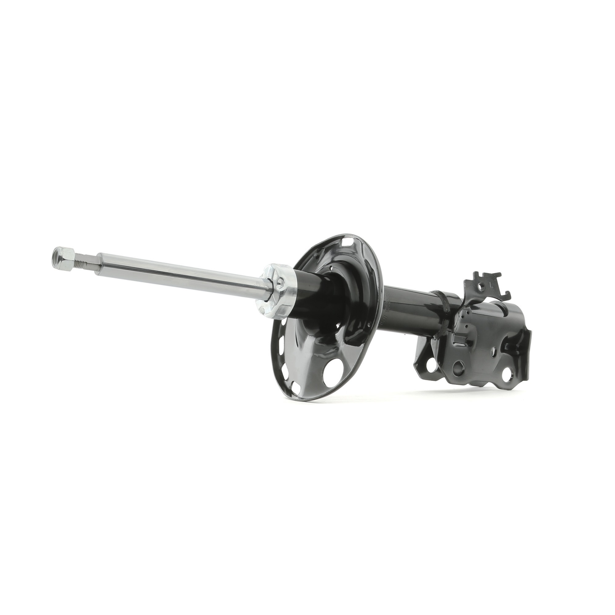 RIDEX 854S1885 Shock absorber Front Axle Left, Gas Pressure, Suspension Strut, Top pin, Bottom Clamp