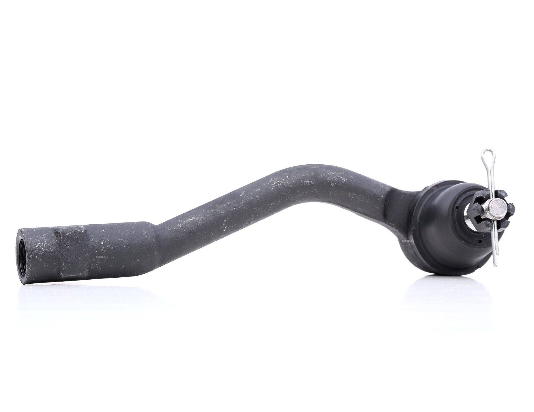 914T0508 RIDEX Tie rod end HYUNDAI Cone Size 13,4 mm, Front Axle Right