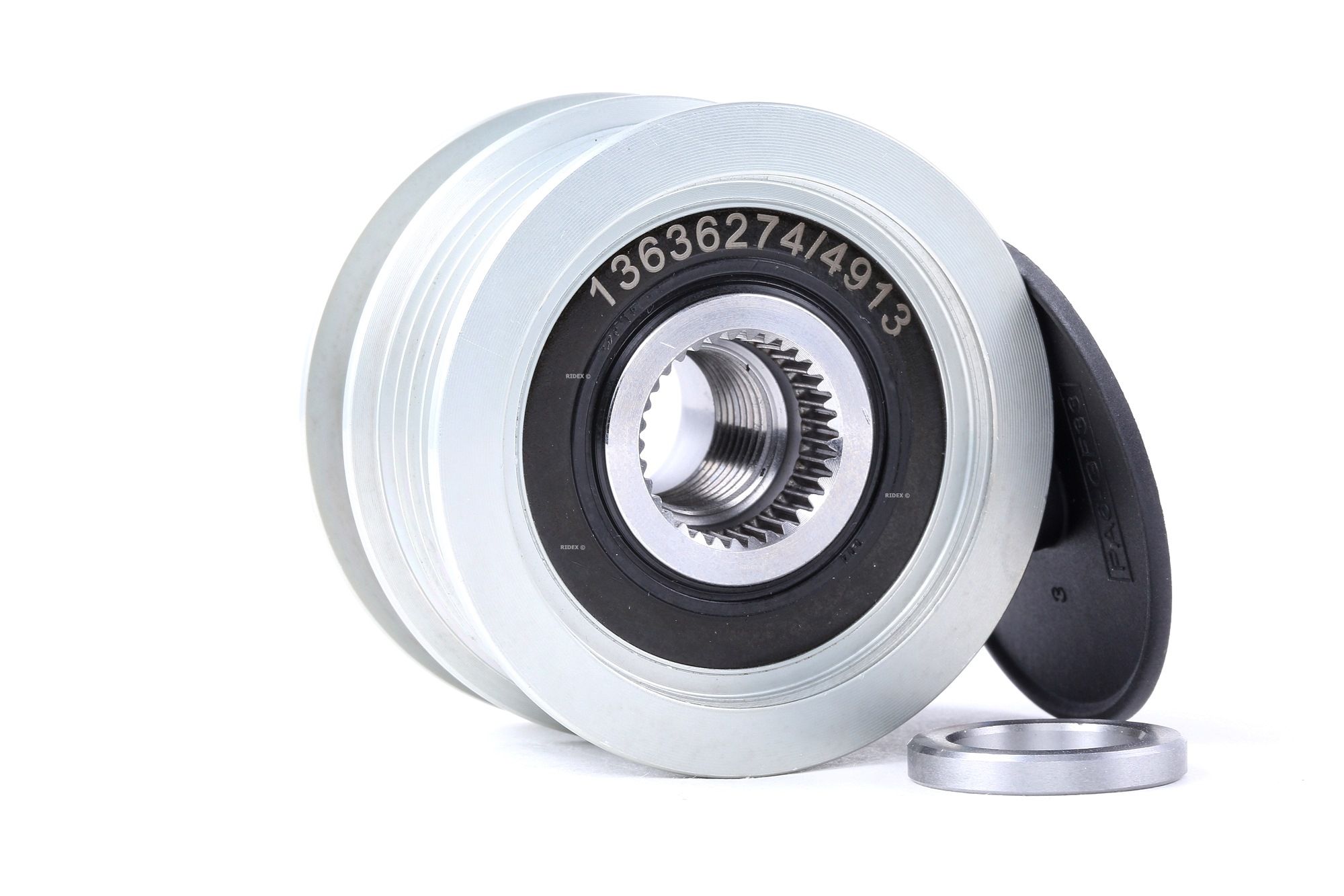 RIDEX 1390F0083 Alternator Freewheel Clutch Width: 37,4mm, Requires special tools for mounting
