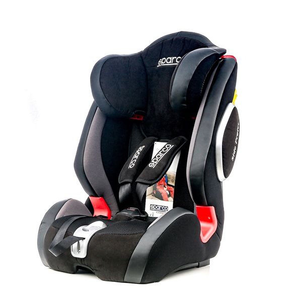 1000KIG123GR Kids car seat with Isofix, Group 1/2/3, 9-36 kg, 5-point harness, Black, Grey, multi-group from SPARCO at low prices - buy now!