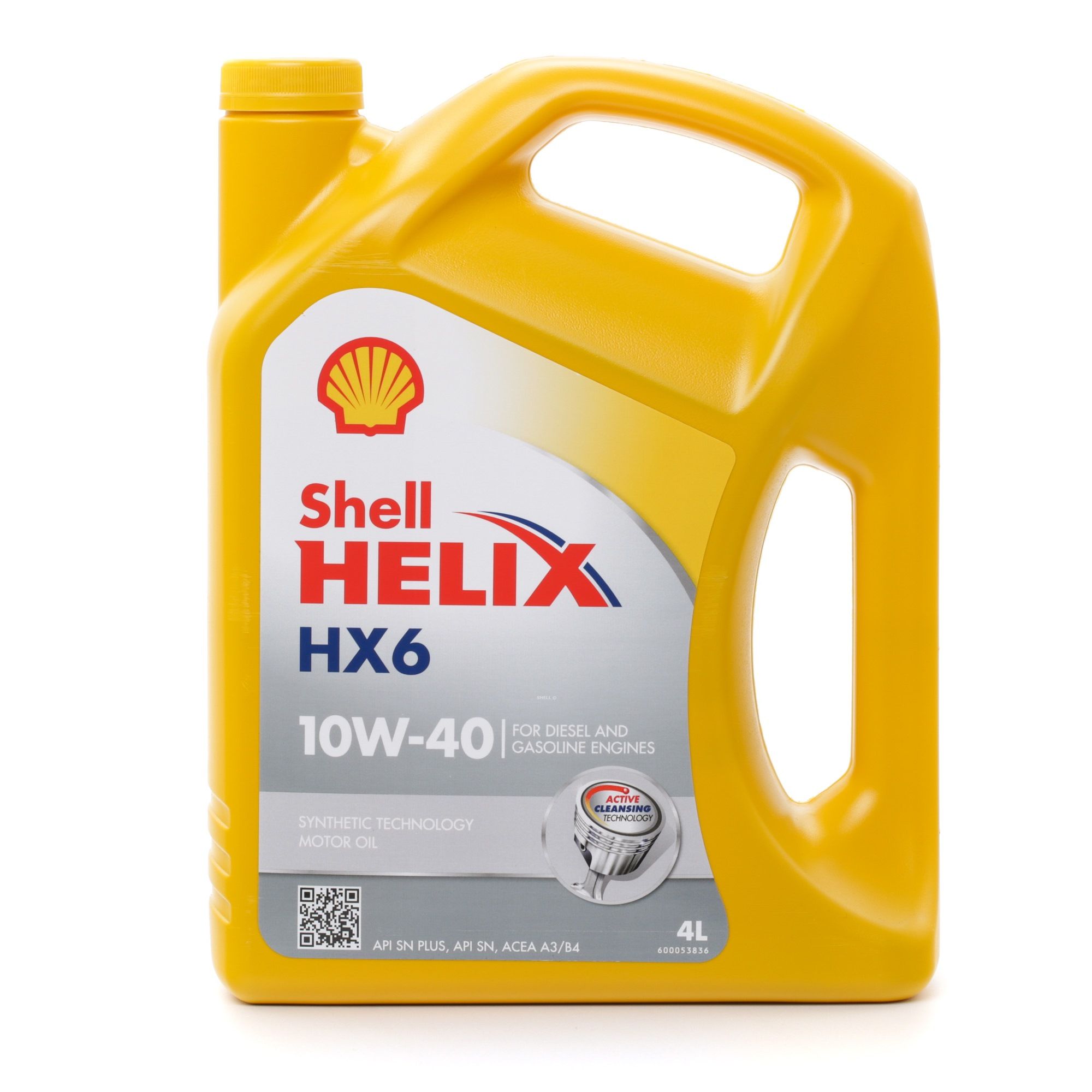 SHELL Helix, HX6 550039689/4 Moottoriöljy 10W-40, 4l, Osasynteettinen öljy