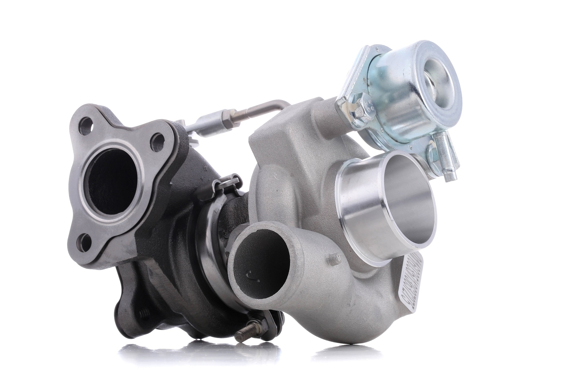 STARK SKCT-1190134 Turbocharger Exhaust Turbocharger, Air cooled, Vacuum-controlled, Pneumatic, with gaskets/seals, Incl. Gasket Set, Aluminium