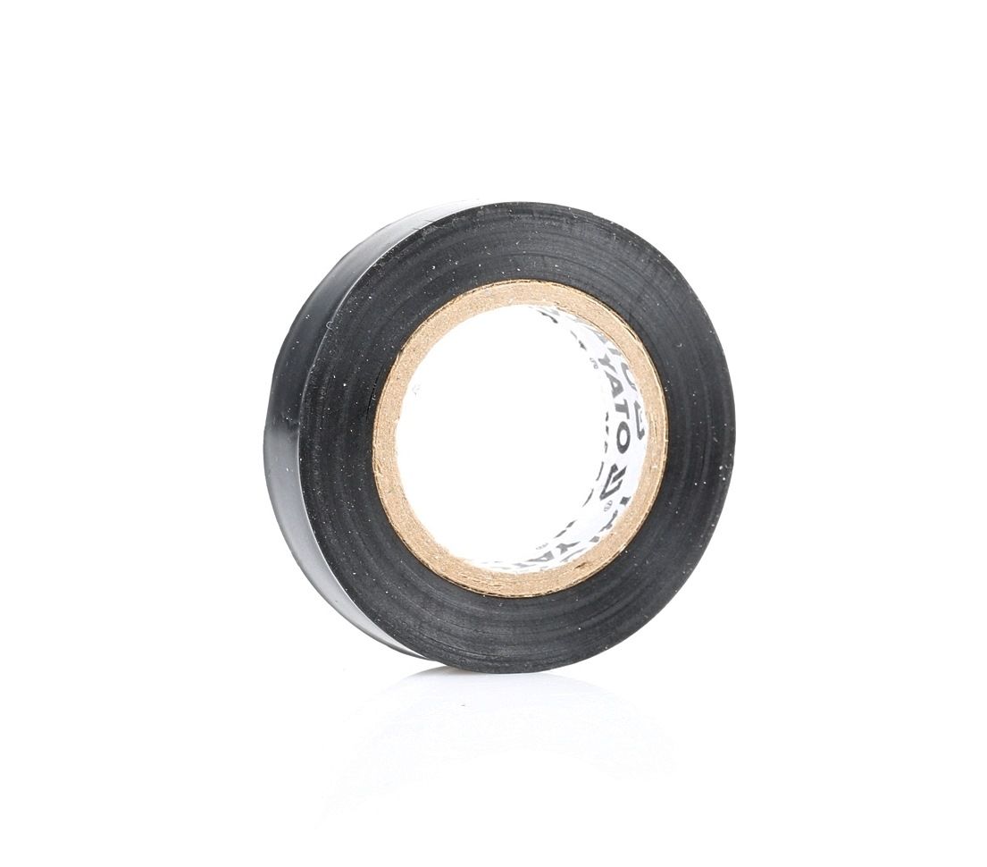YATO YT8152 Adhesive tapes 12mm, black, Fabric film, 10m