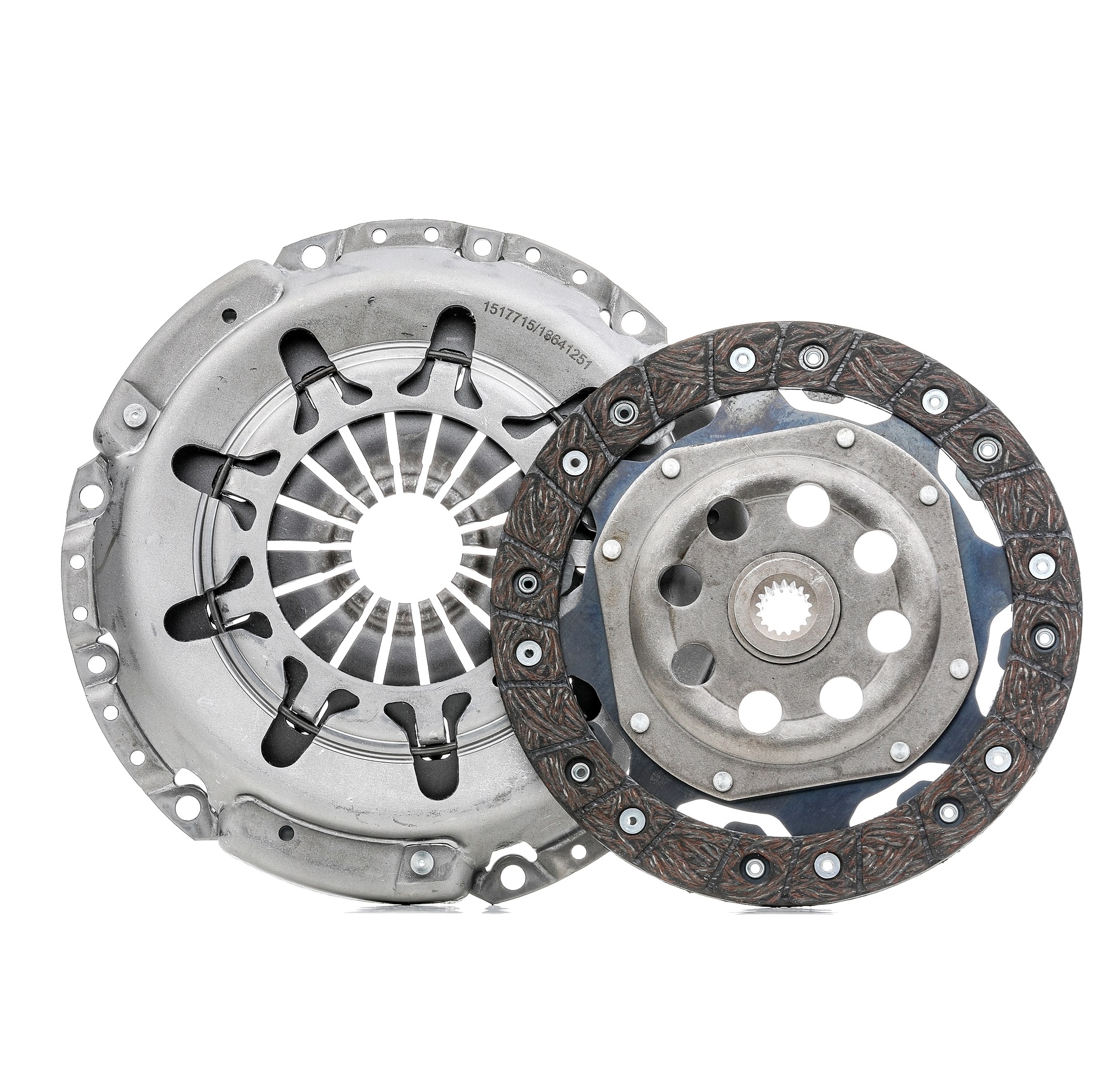 RIDEX 479C0226 Clutch kit two-piece, with clutch pressure plate, with clutch disc, without clutch release bearing, 210mm