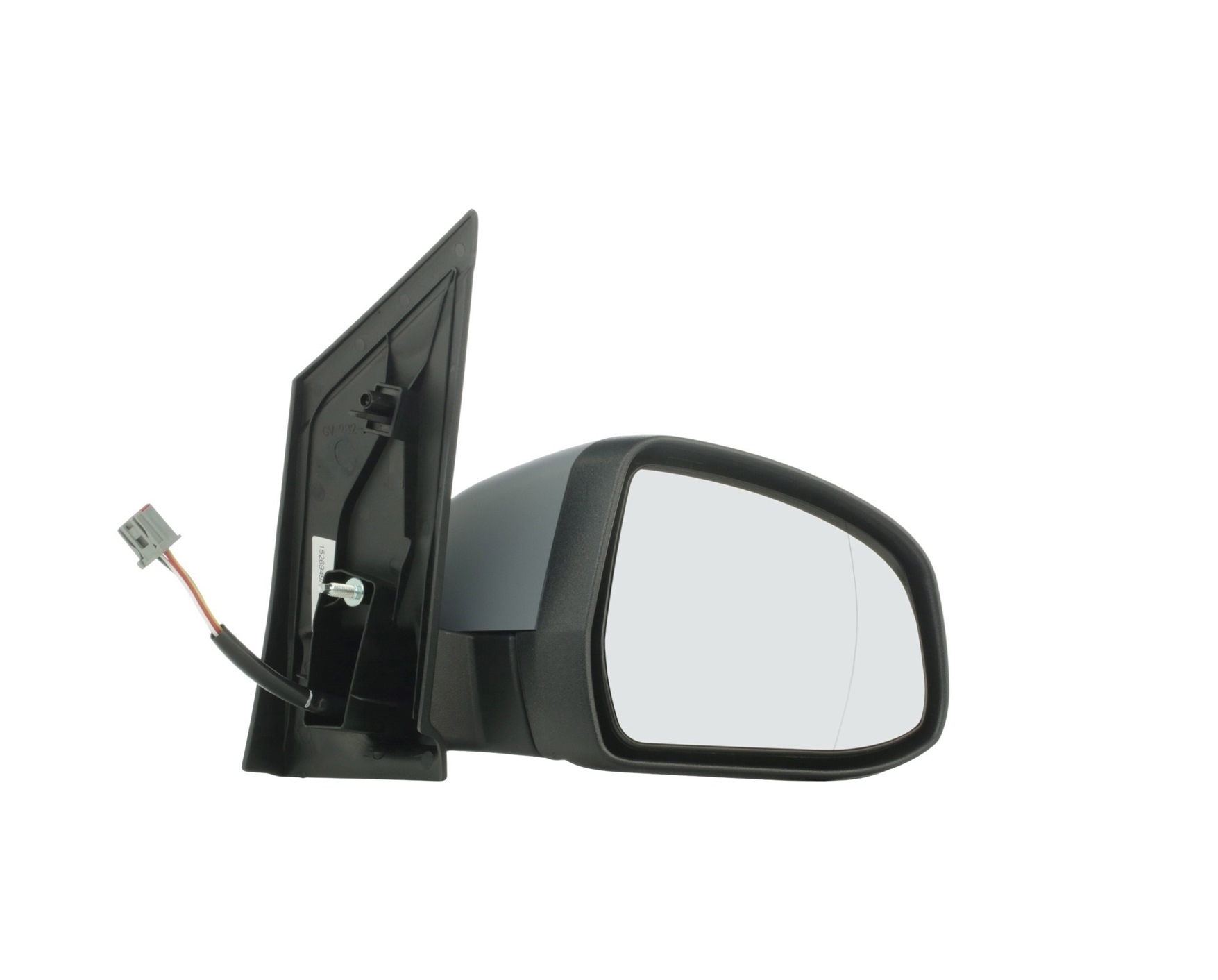 RIDEX 50O0385 Wing mirror Right, primed, Complete Mirror, Aspherical, for electric mirror adjustment, Heatable