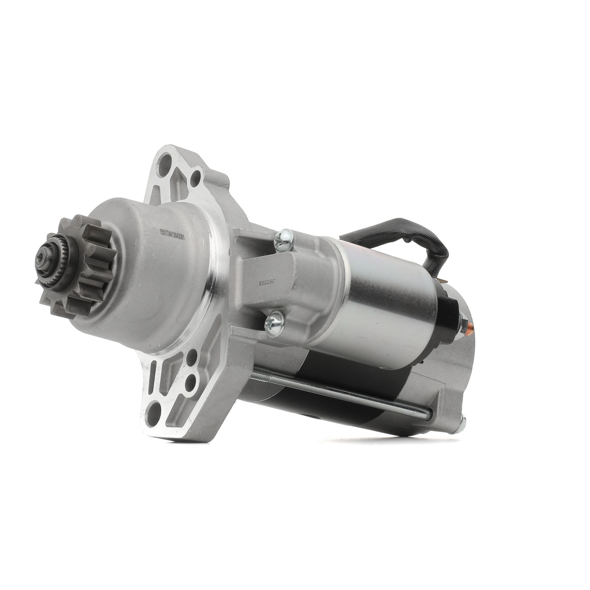 RIDEX 2S0172 Starter motor 12V, 2,2kW, Number of Teeth: 12, with 50(Jet) clamp, Ø 72 mm