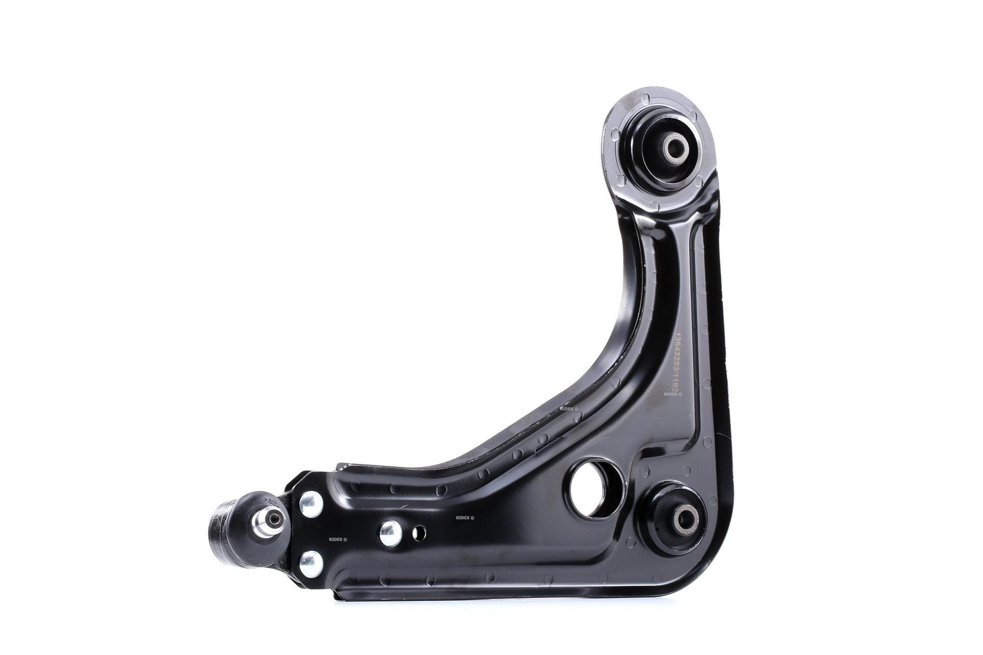 RIDEX 273C0757 Suspension arm without accessories, Lower Front Axle, Right, Control Arm, Cone Size: 17 mm