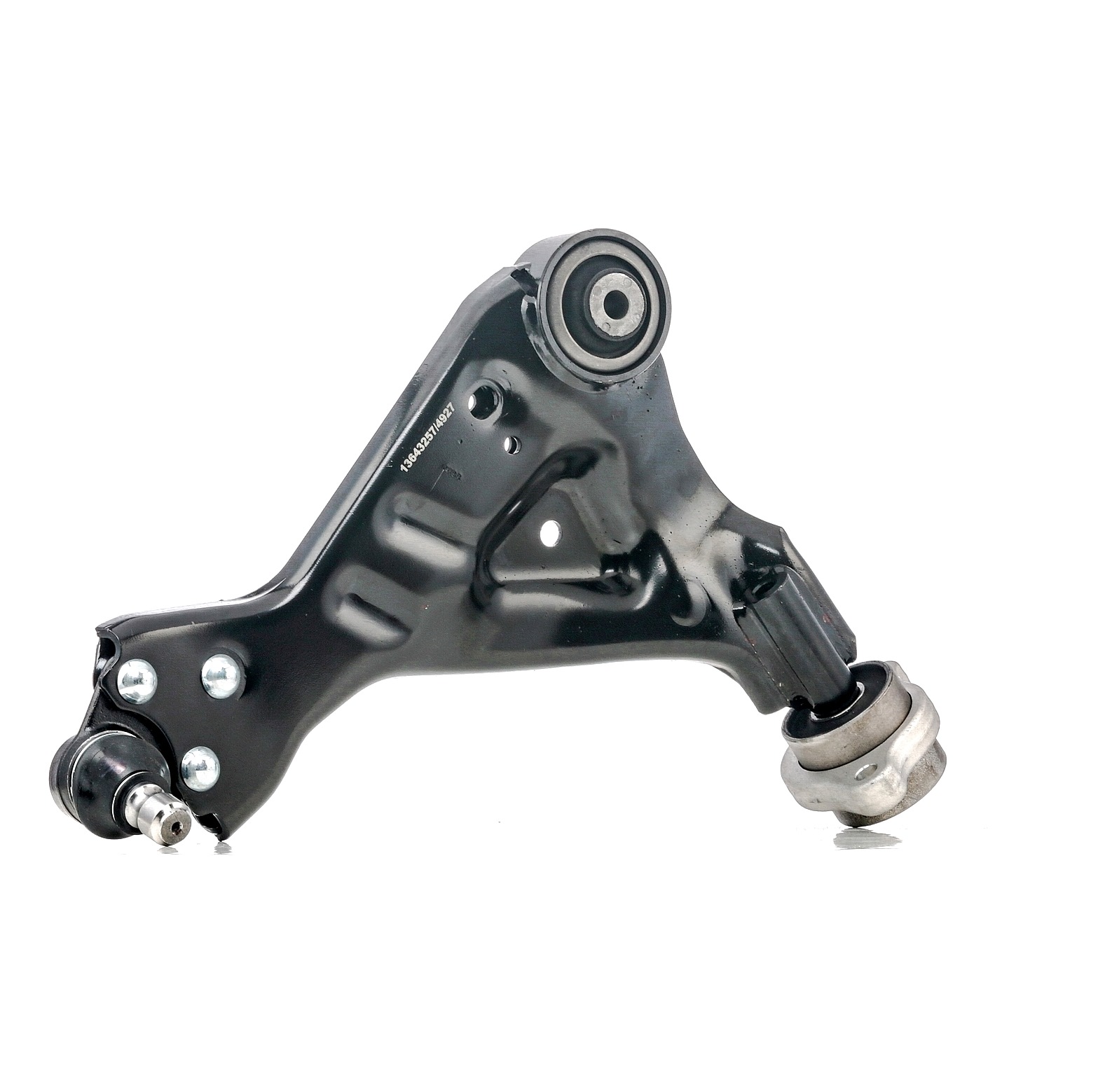 RIDEX 273C0786 Suspension arm Lower, Front Axle Right, Control Arm, Sheet Steel, Cone Size: 22 mm, Push Rod