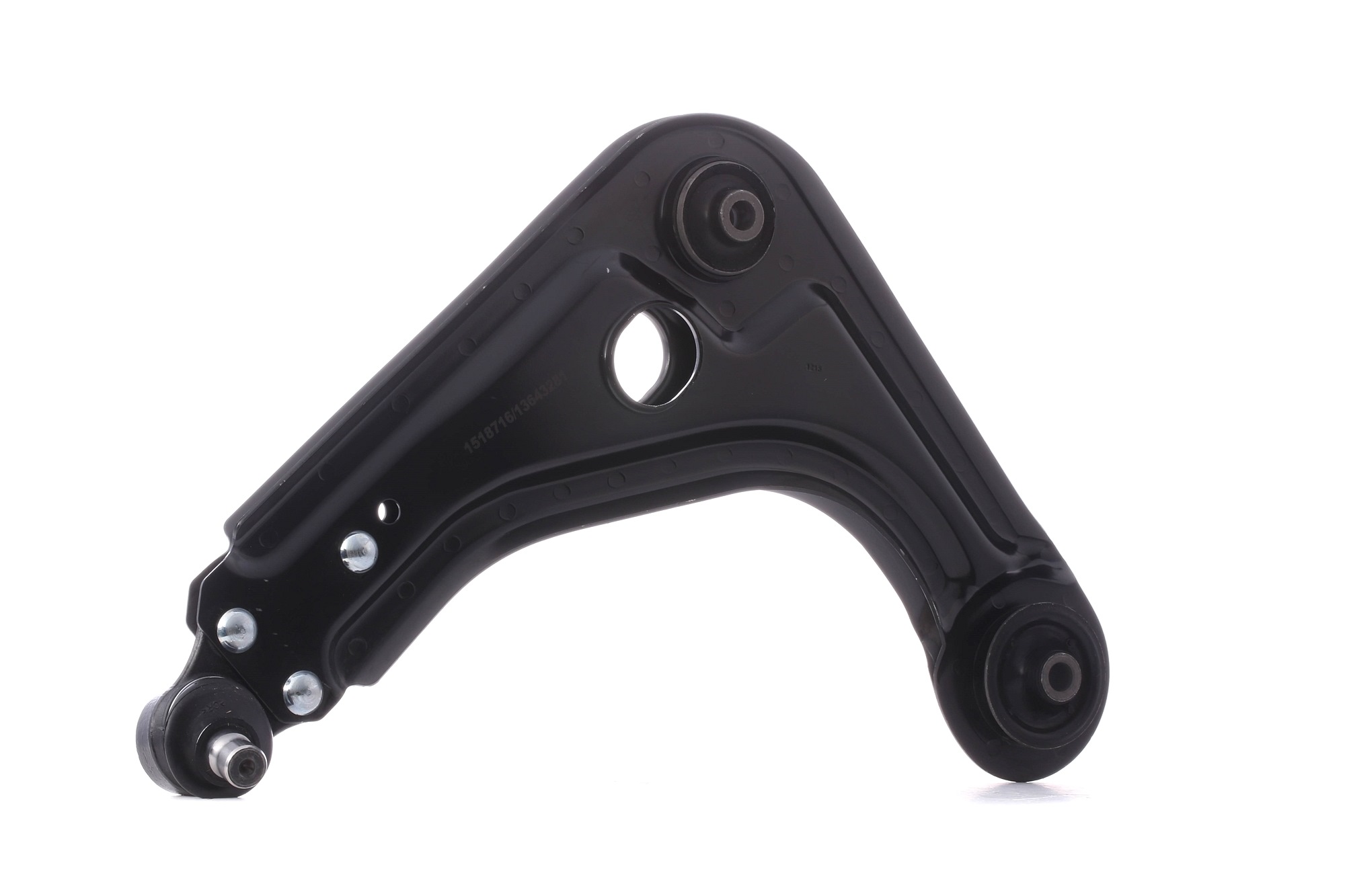 RIDEX 273C0837 Suspension arm Lower Front Axle, Left, Control Arm, Sheet Steel, Cone Size: 16,5 mm