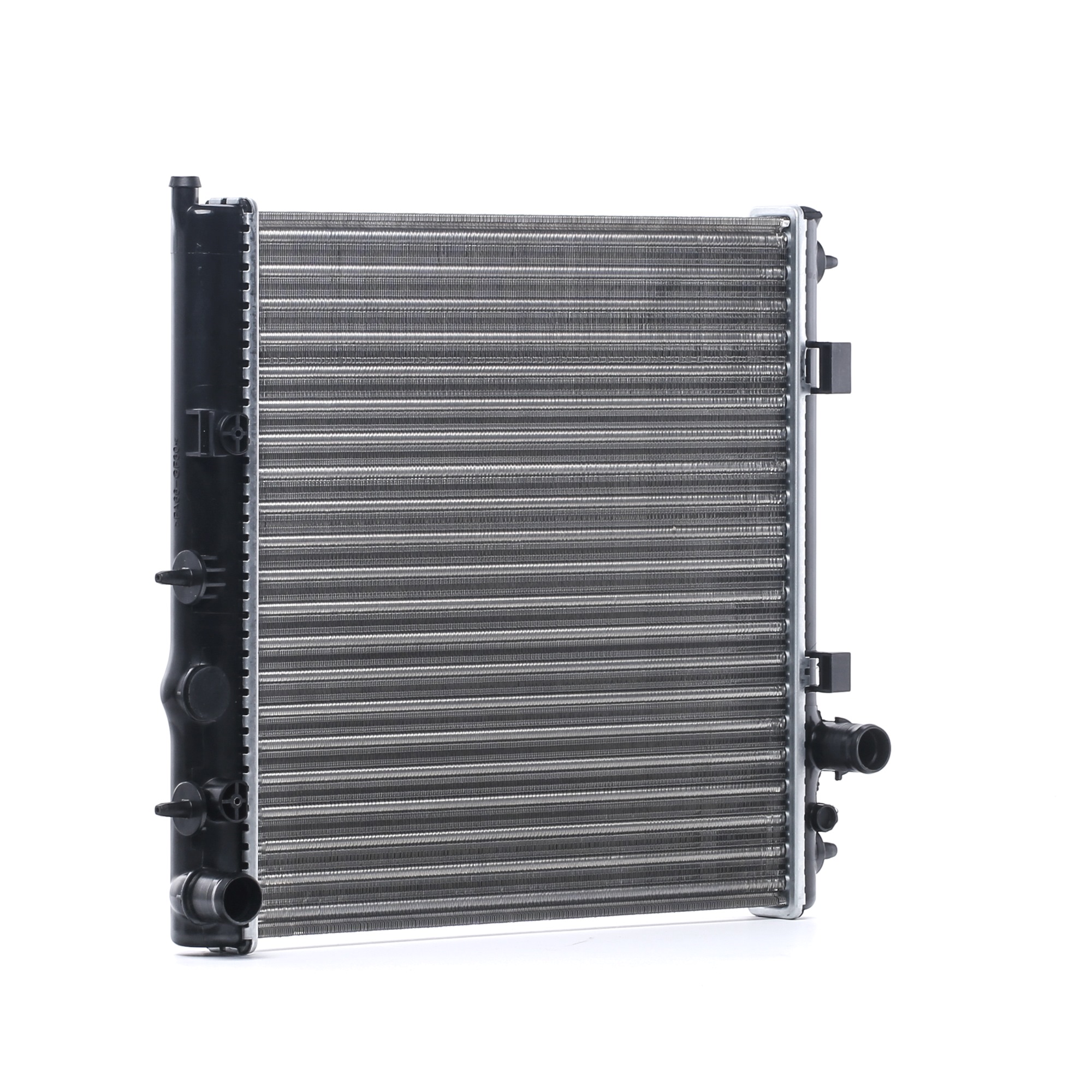 RIDEX 470R0662 Engine radiator Aluminium, 380 x 398 x 24 mm, without frame, Mechanically jointed cooling fins