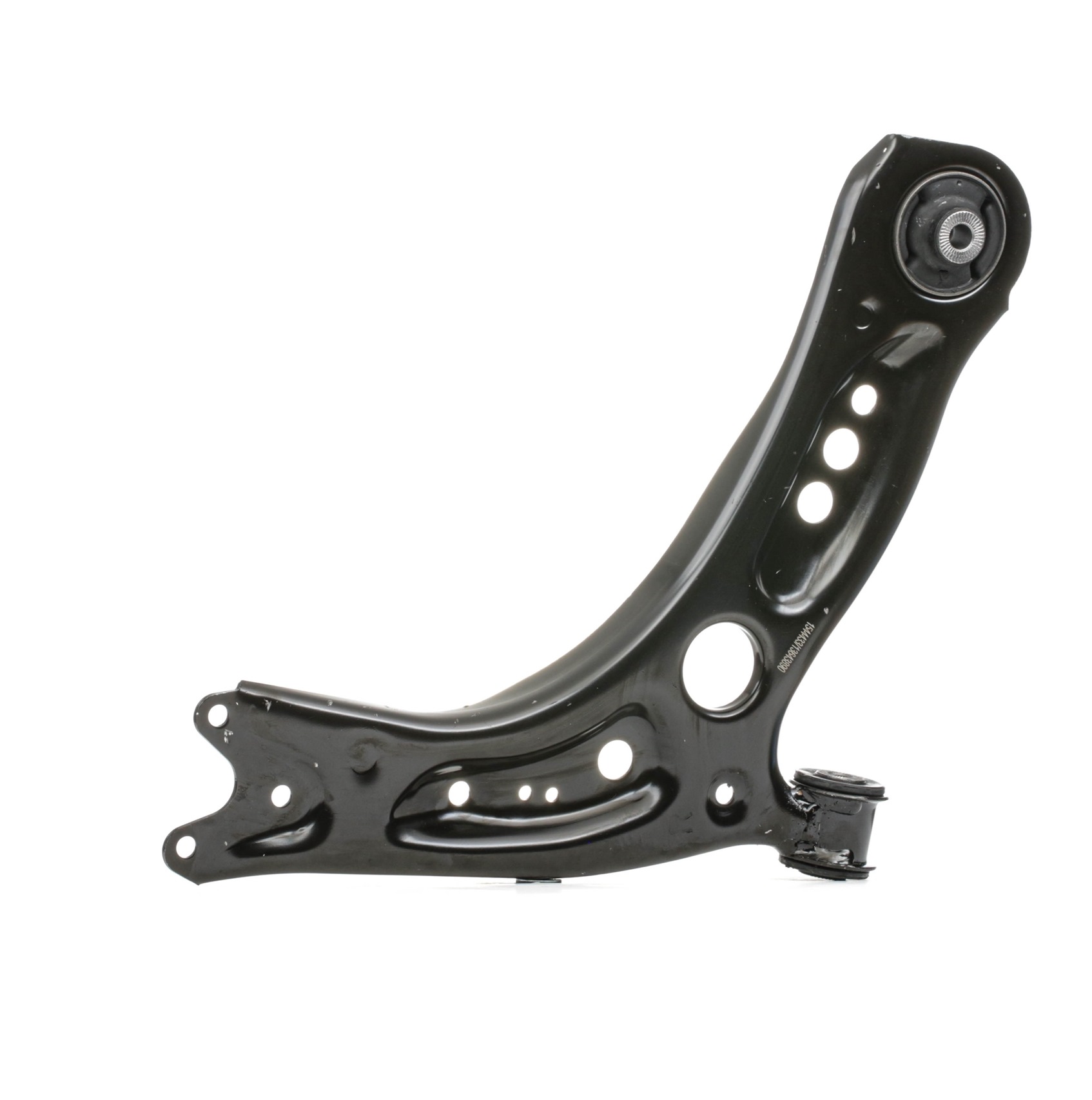 RIDEX 273C0972 Suspension arm with rubber mount, without ball joint, Right, Front Axle, Control Arm, Sheet Steel