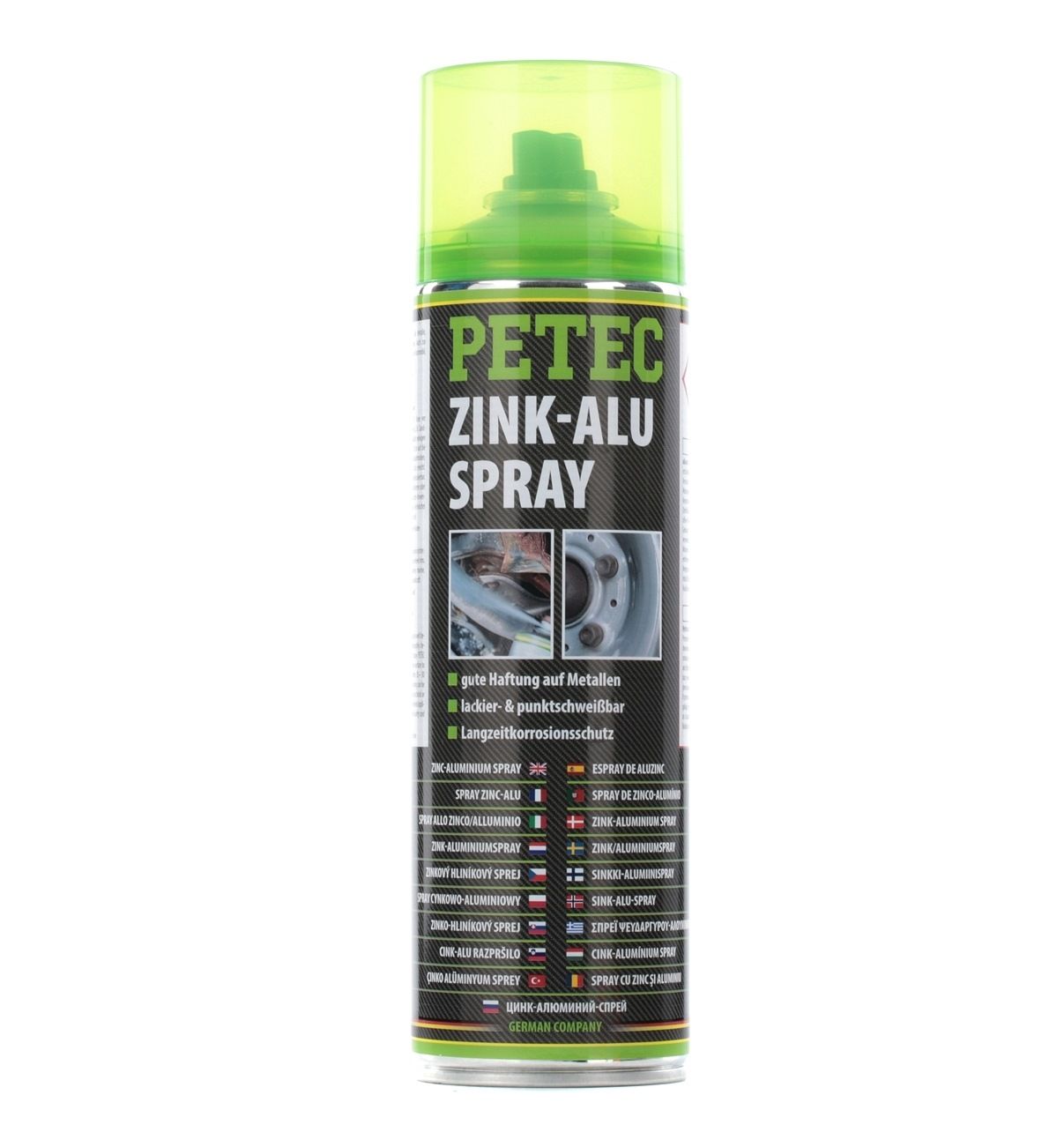 PETEC 71050 Anti-corrosive spray grey, aerosol, Capacity: 500ml